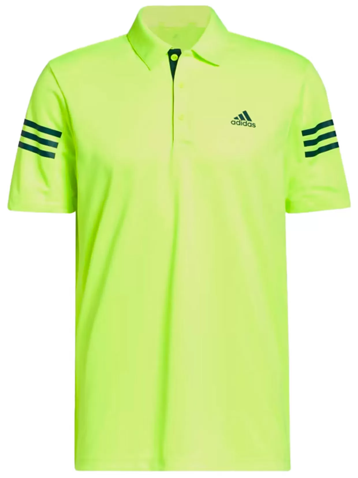 Men Adidas Shirts< 3-Stripe Polo Shirt - Lucid Lemon