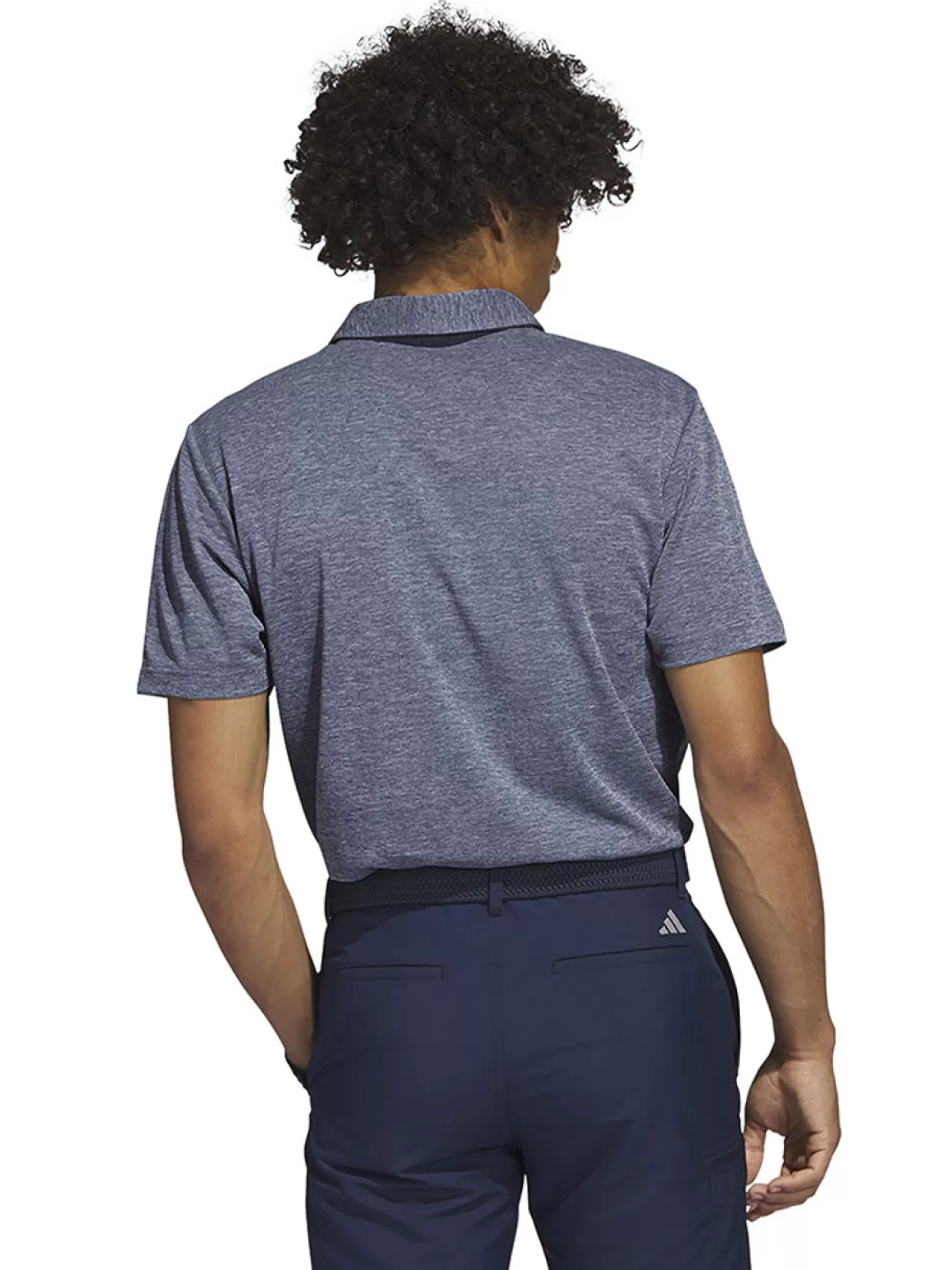 Men Adidas Shirts< Drive Heather Polo Shirt - Collegiate Navy