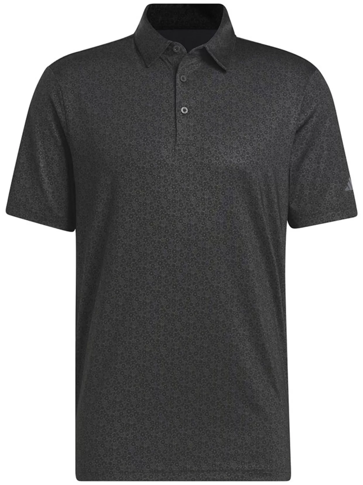 Men Adidas Shirts< Ultimate365 Allover Print Golf Polo Shirt - Black