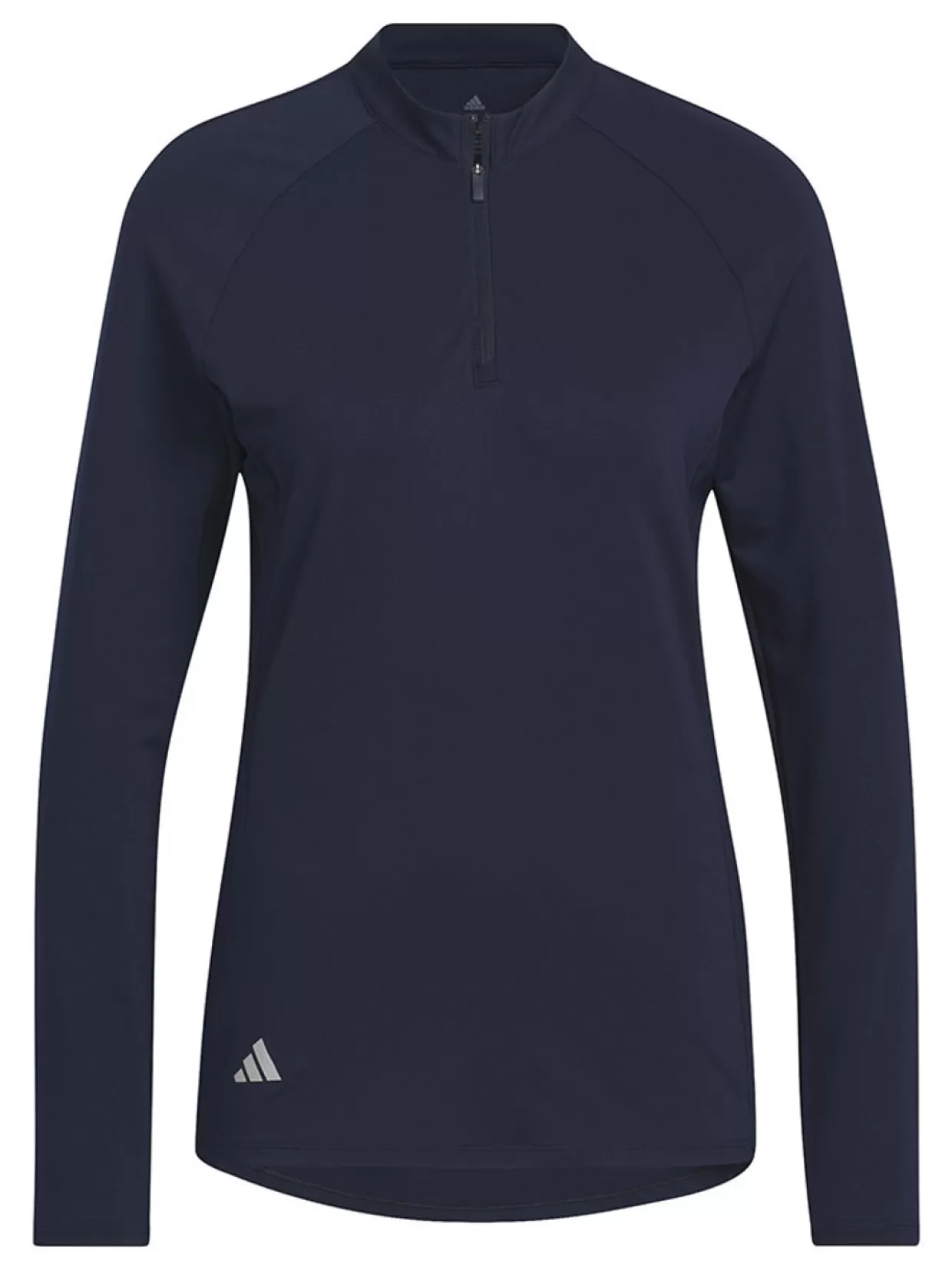 Women Adidas Shirts< Women'S Quarter-Zip Long Sleeve Golf Polo Shirt - Collegiate Navy