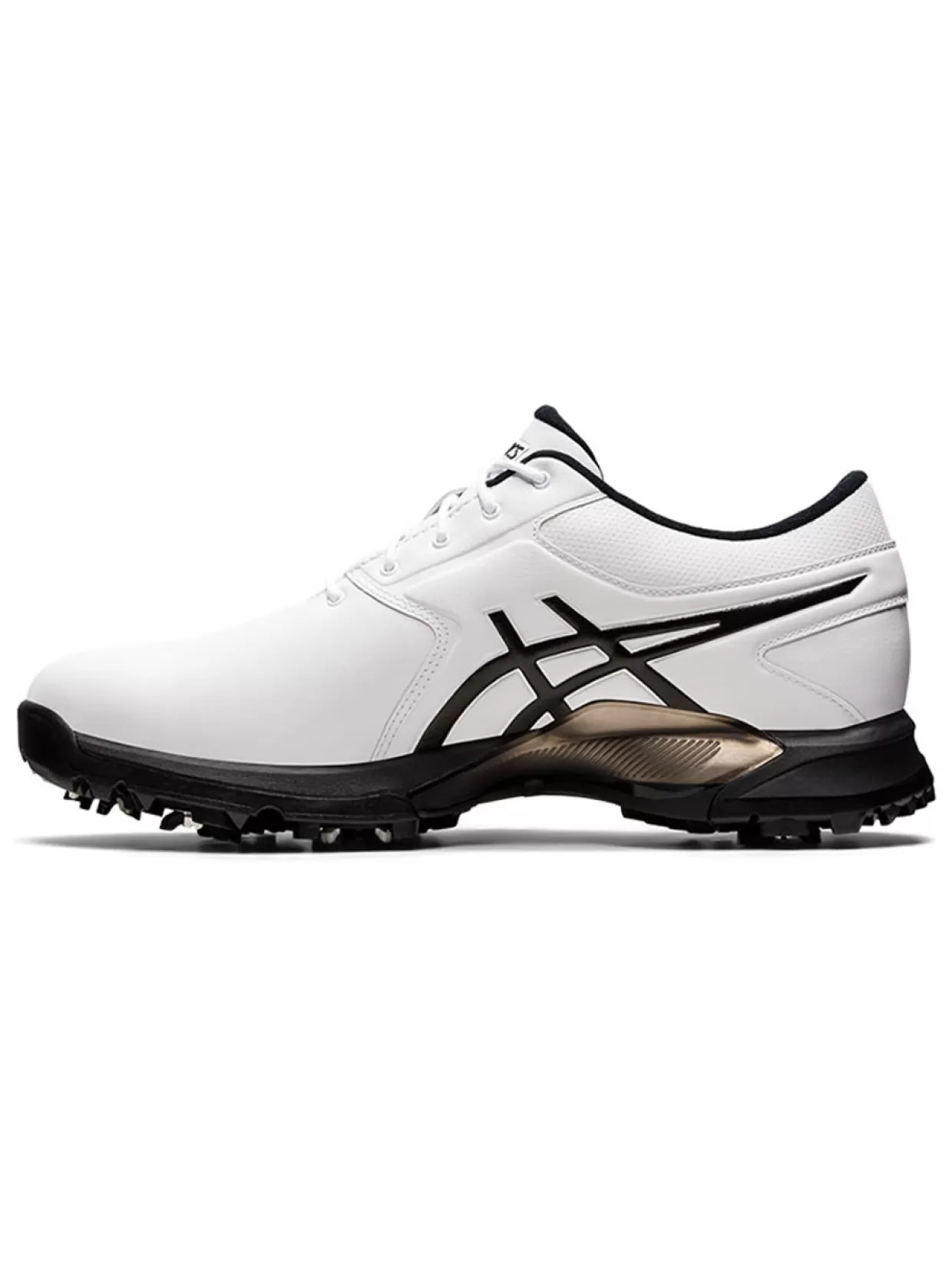 Men Asics Mens Golf Shoes< Gel Ace Pro M Standard Golf Shoes - White/Black