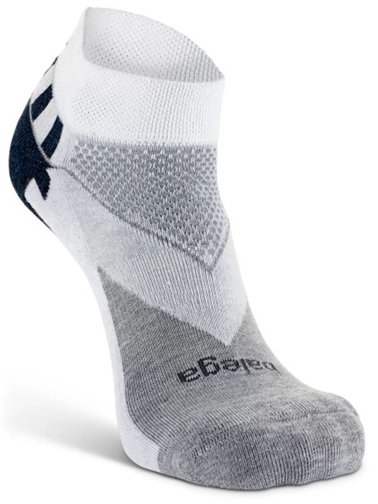 Balega Socks< Enduro V-Tech Low Cut Socks - White/Midgrey