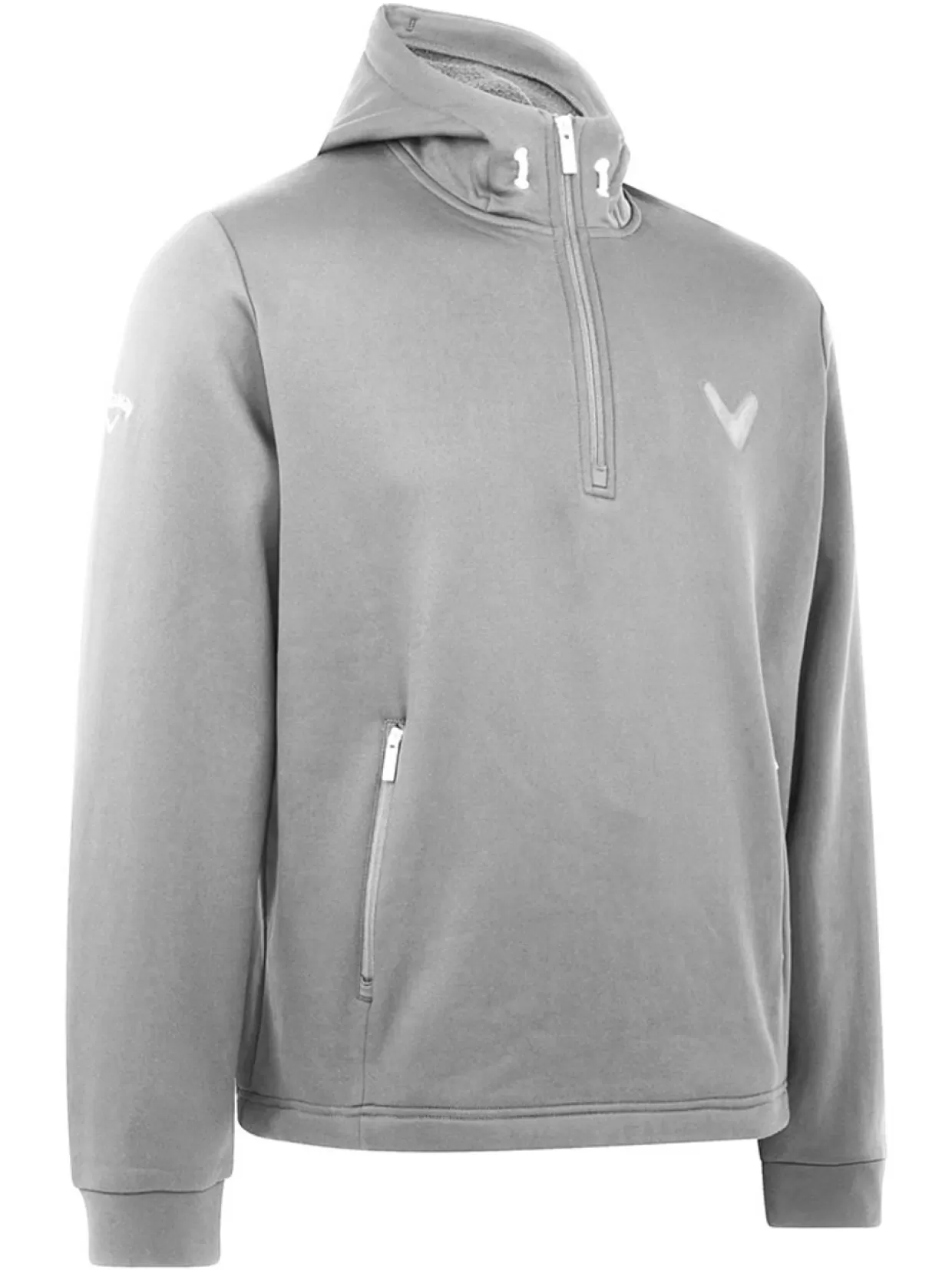 Men Callaway Jumpers< Aquapel Technical Hoodie - Quiet Shade Heather