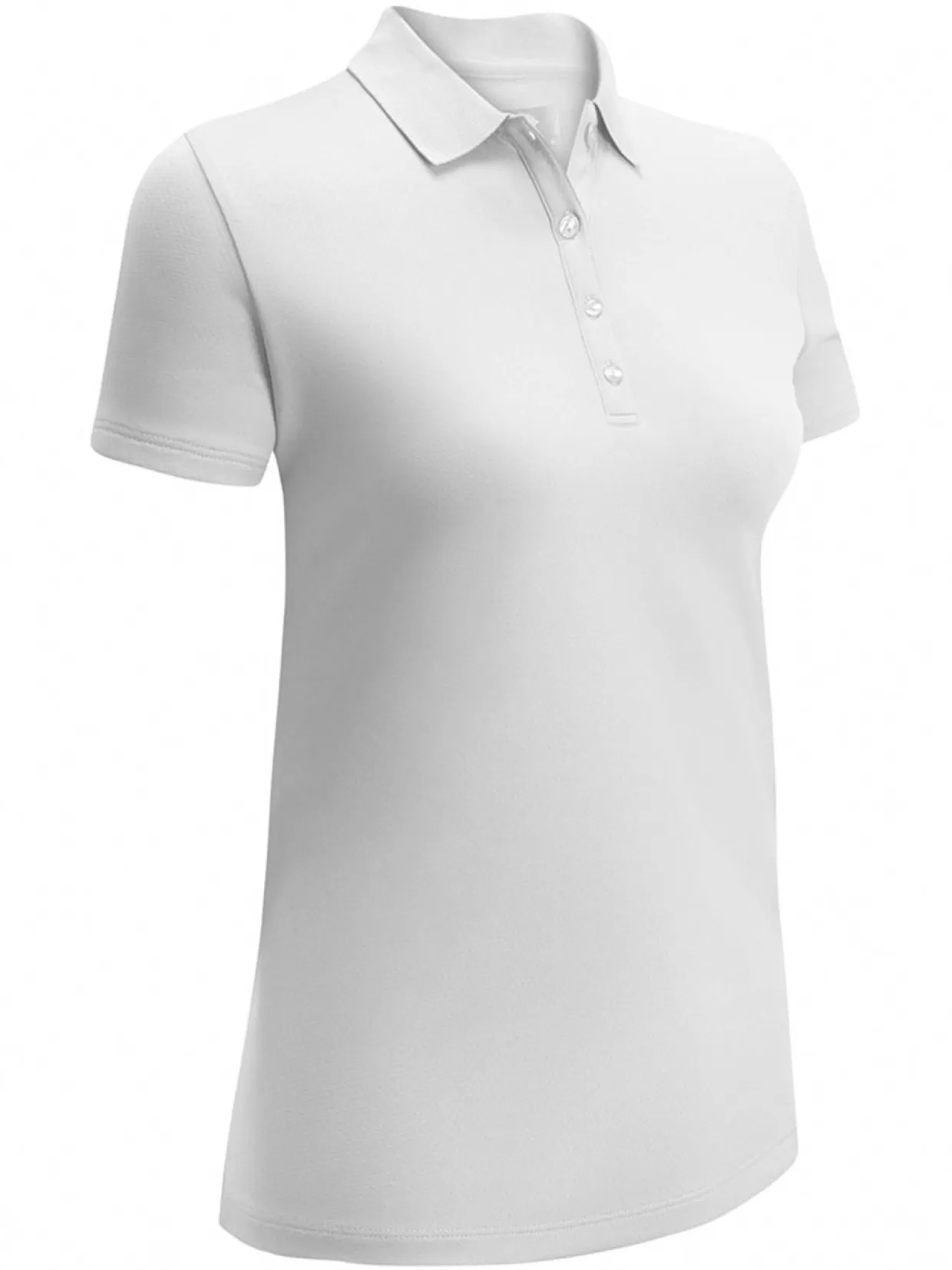 Women Callaway Shirts< Women'S Swingtech Solid Polo - Brilliant White