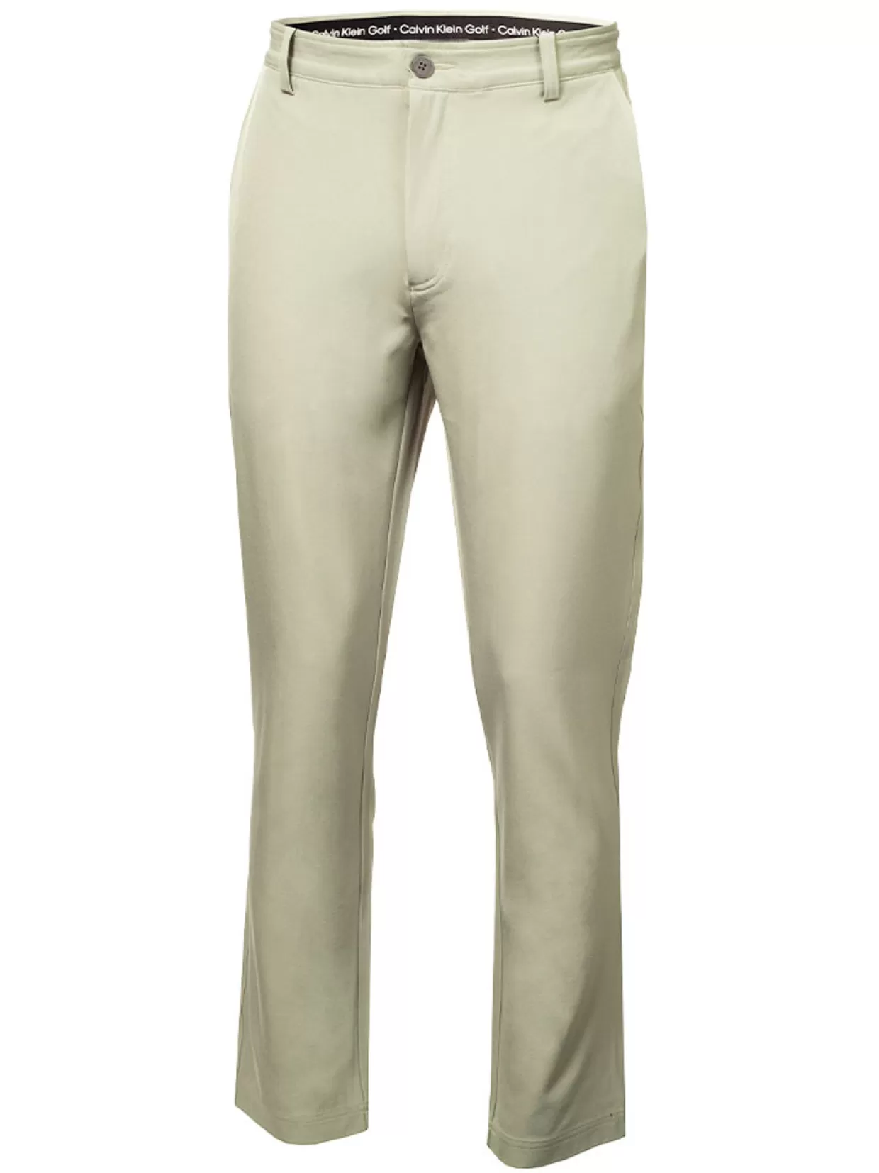 Men Calvin Klein Pants< Bullet Regular Fit Stretch Trouser - Cameo Green