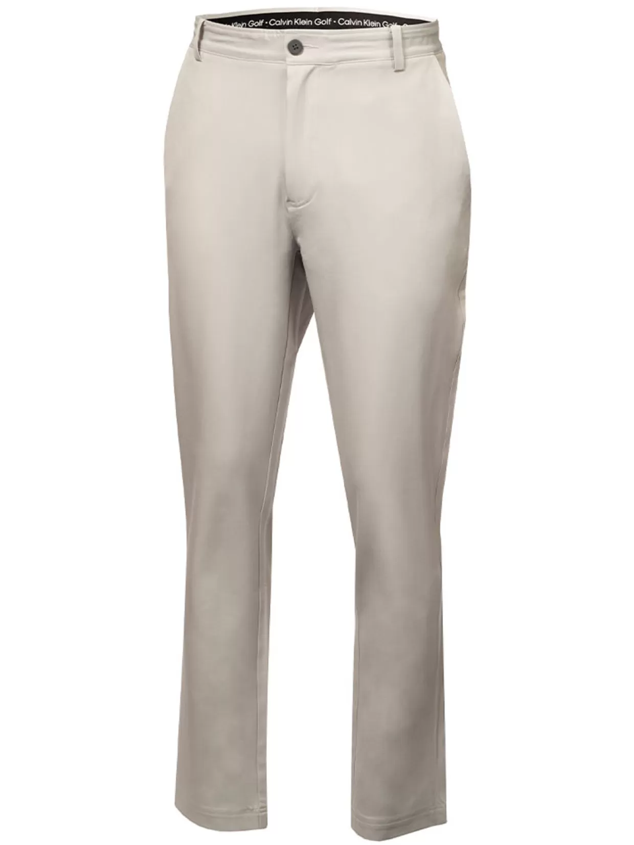 Men Calvin Klein Pants< Bullet Regular Fit Stretch Trouser - Pale Silver