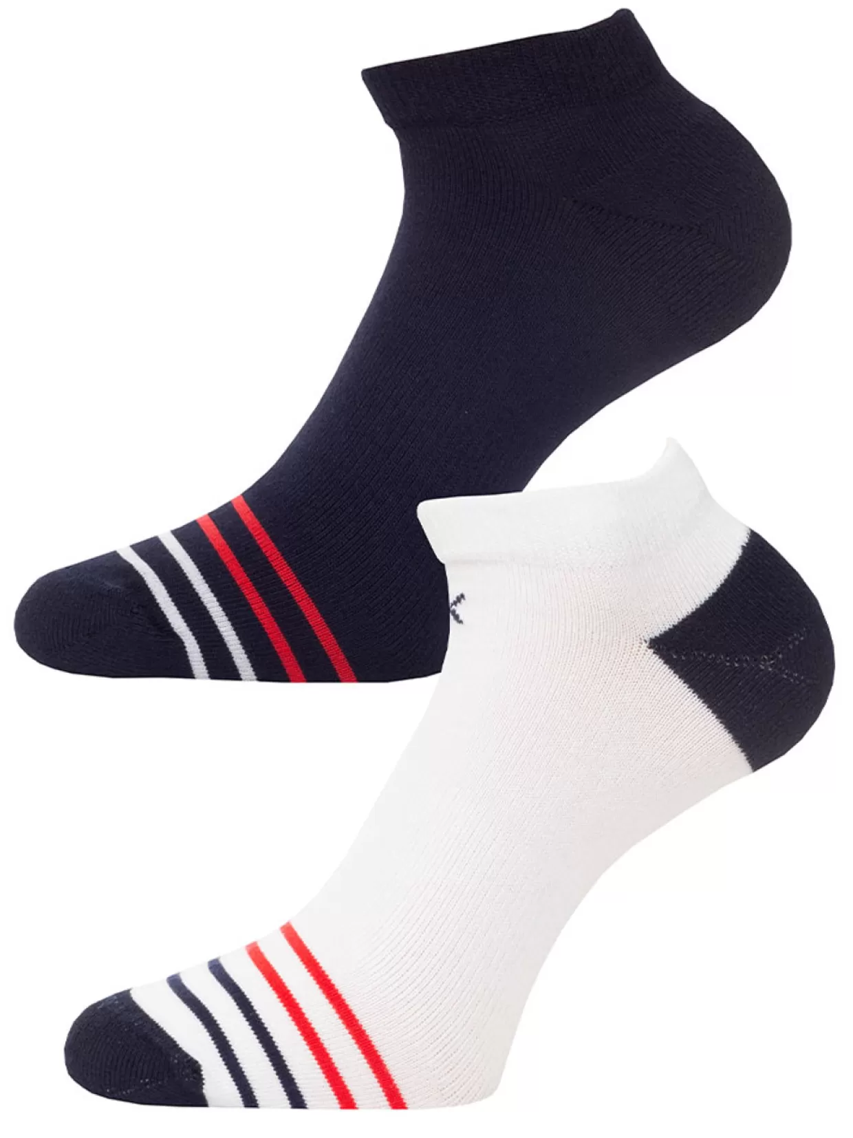 Calvin Klein Socks< W Andrus Tech Socks (2 Pairs) - Navy/White