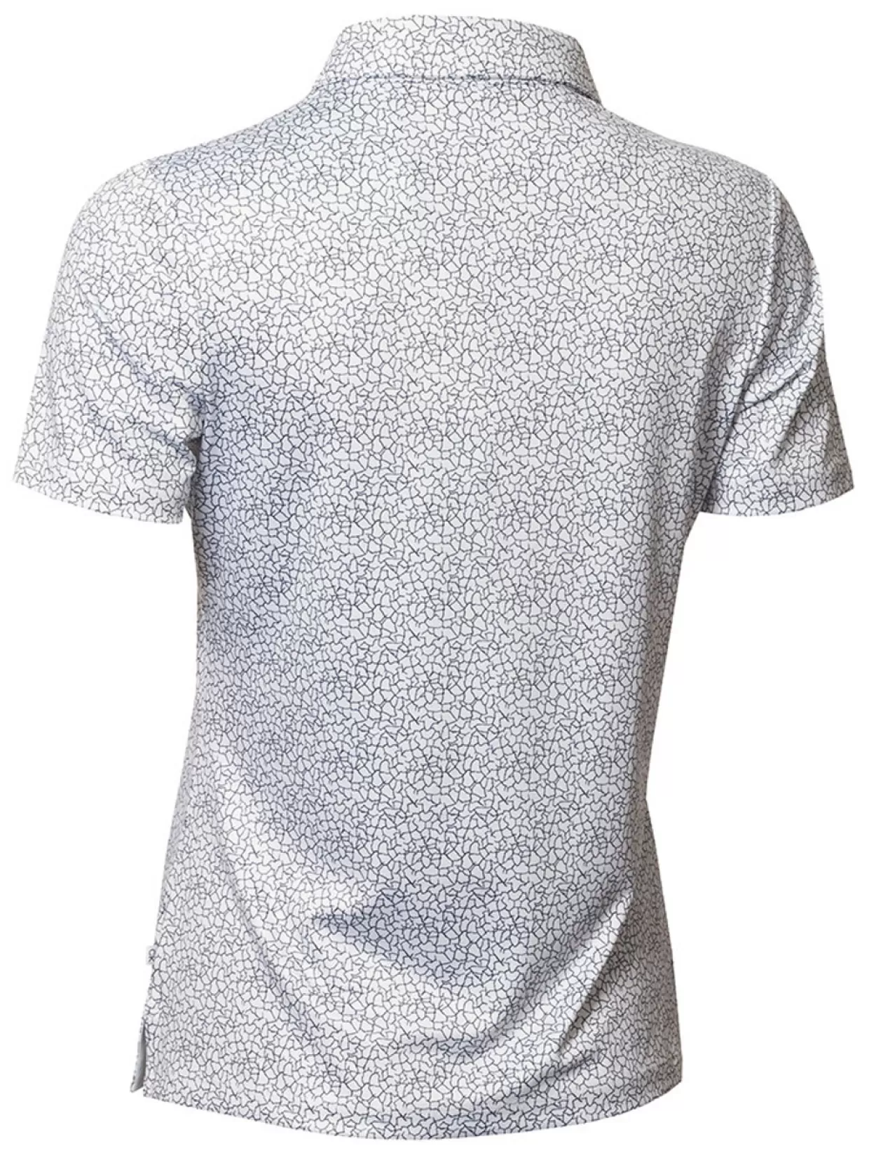 Women Calvin Klein Shirts< Women'S Crackle Polo - White/Navy