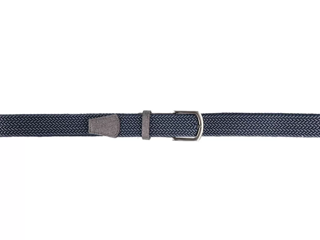 Cuater Belts< By Travis Mathew Cheers Belt - Dark Blue/Dark Grey