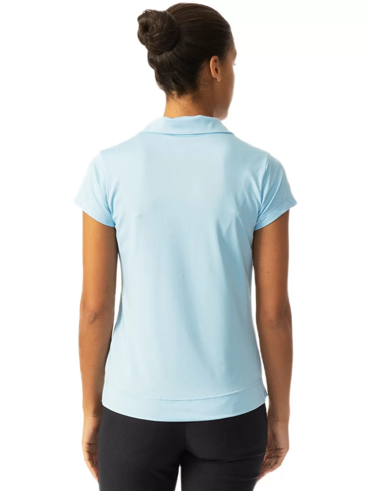 Women Daily Sports Shirts< W Anzio Cap Sleeve Polo - Skylight