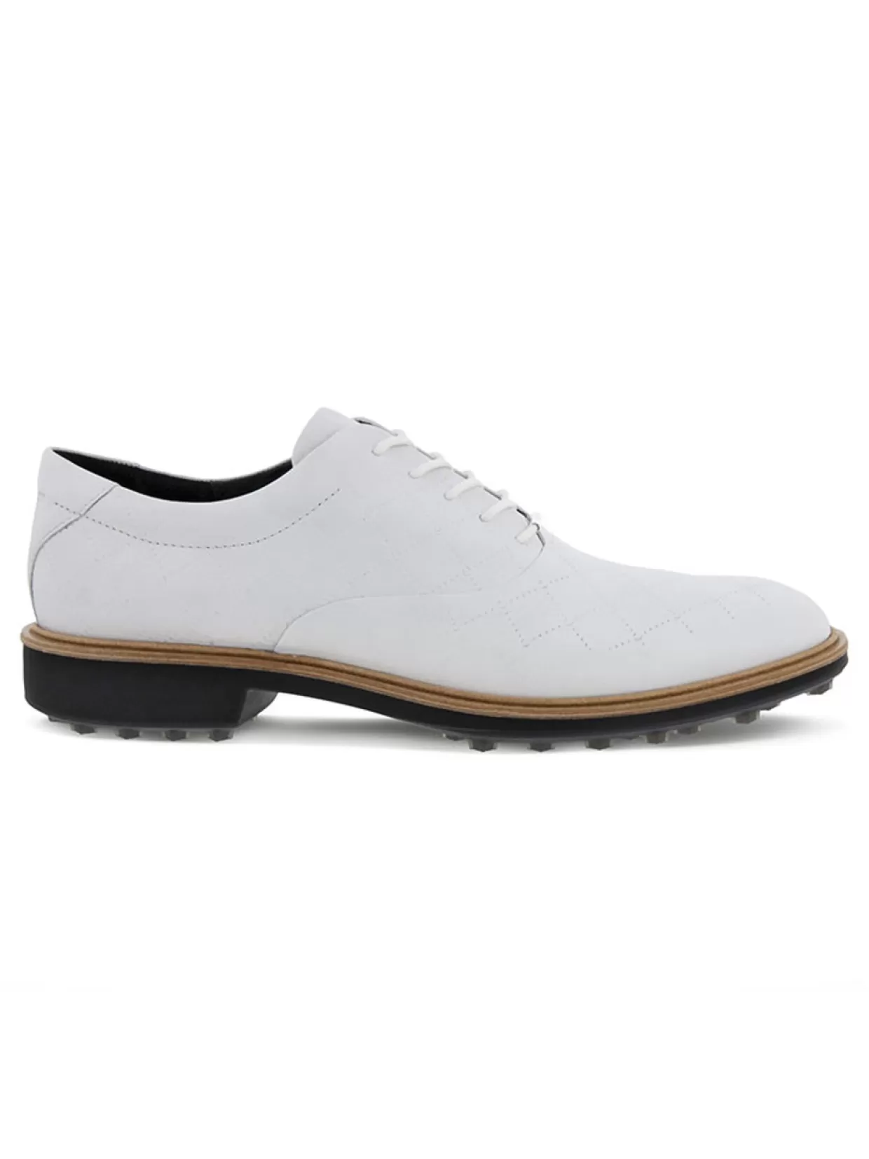 Men Ecco Mens Golf Shoes< M Classic Golf Shoes - White