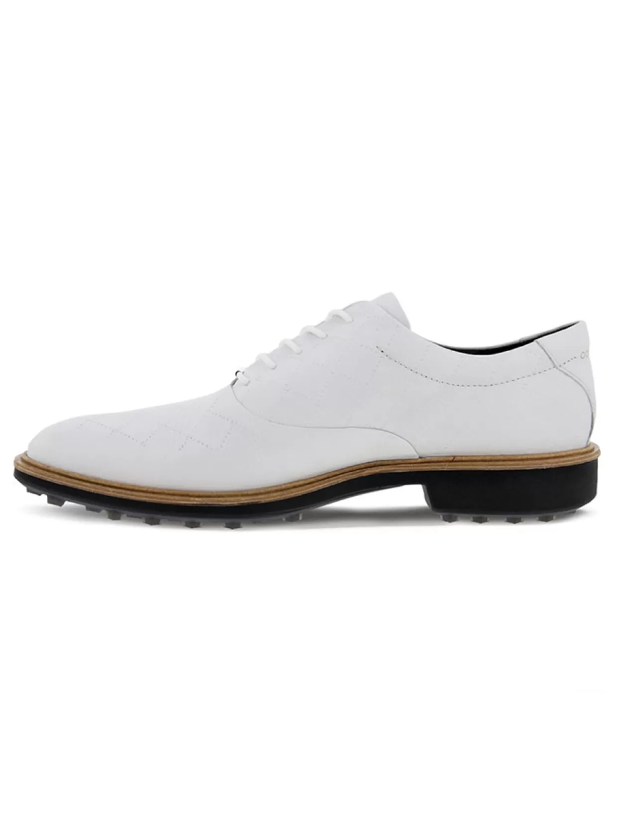 Men Ecco Mens Golf Shoes< M Classic Golf Shoes - White