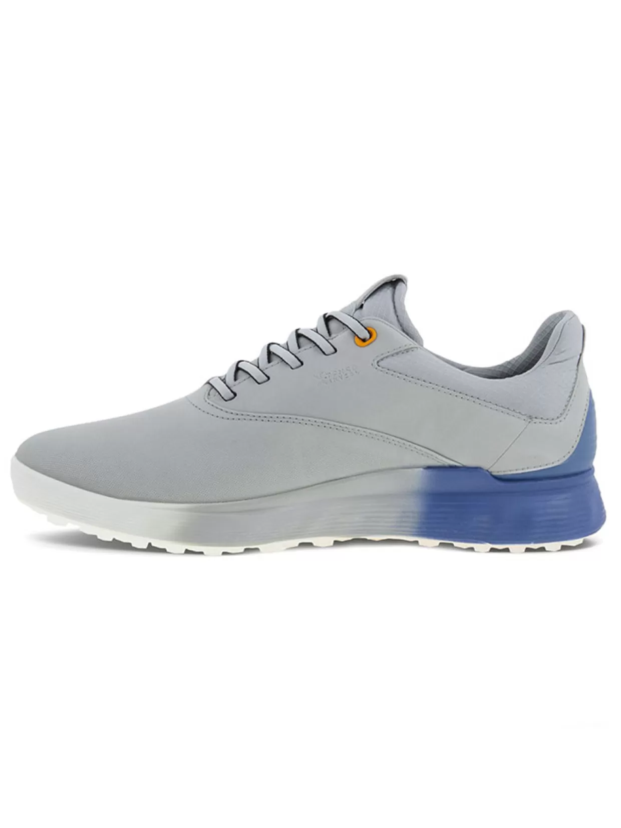 Men Ecco Mens Golf Shoes< M S-Three Golf Shoes - Concrete/Blue