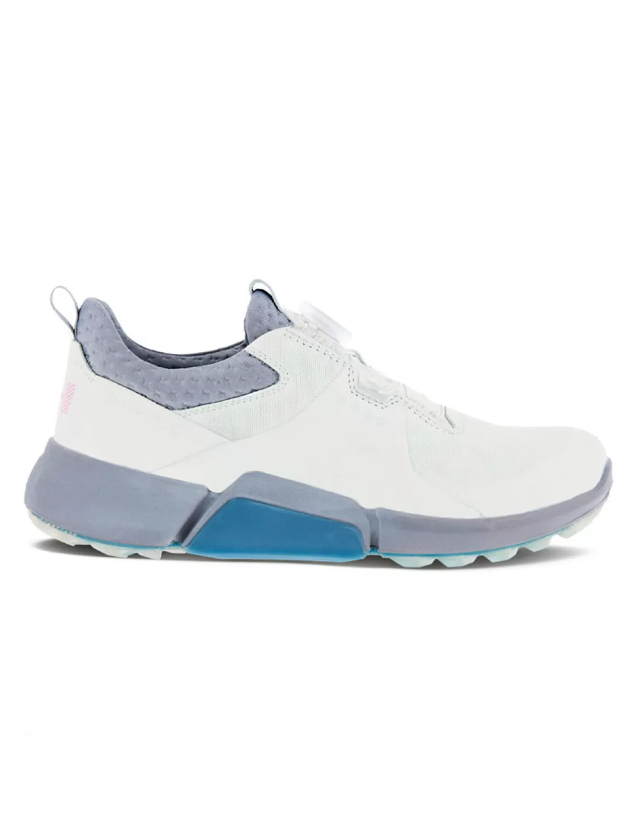 Women Ecco Womens Golf Shoes< W Biom Hybrid 4 Boa Golf Shoes - White/Silver Grey