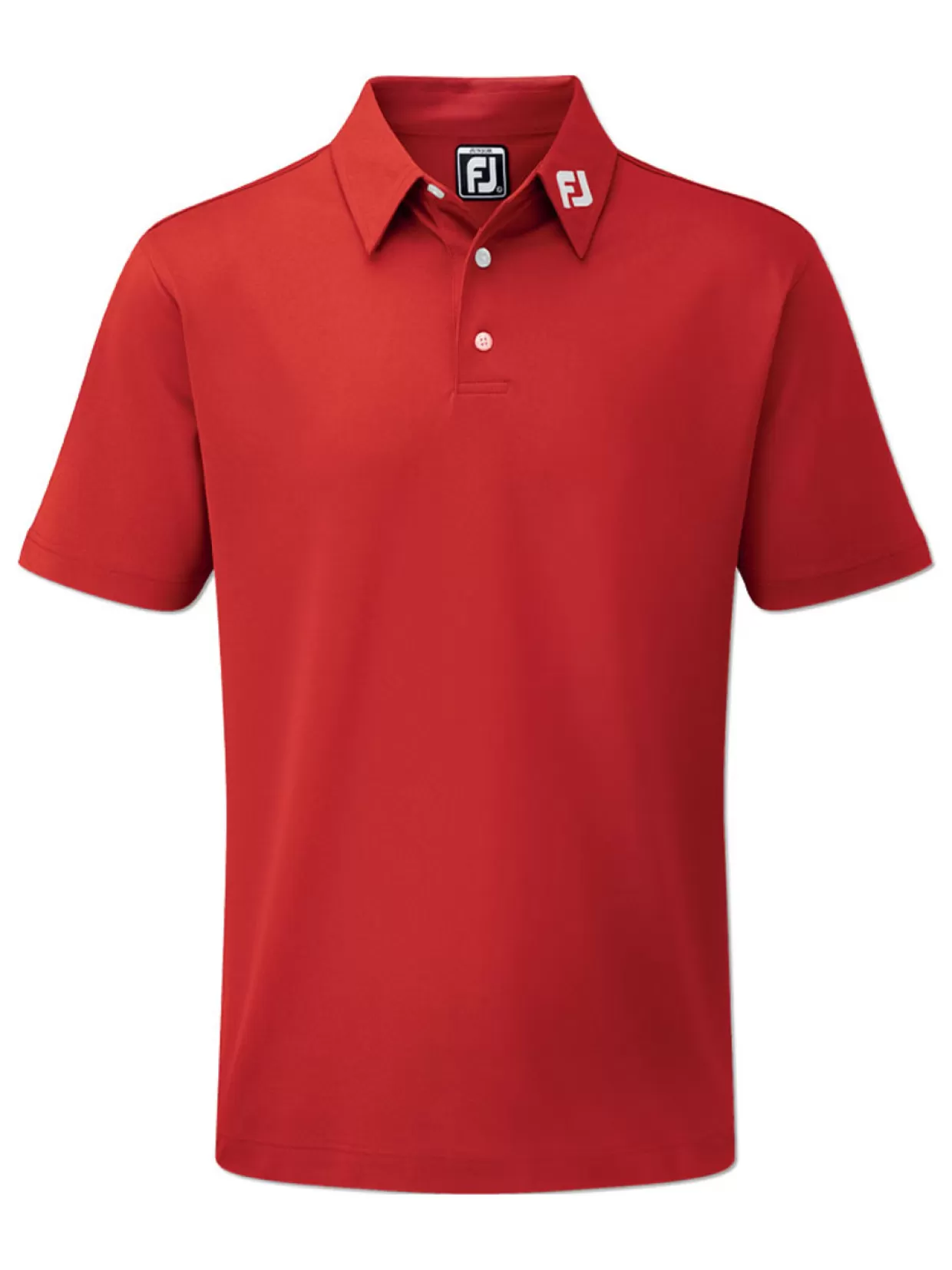 Kids FootJoy Shirts< Junior Solid Pique Polo - Red