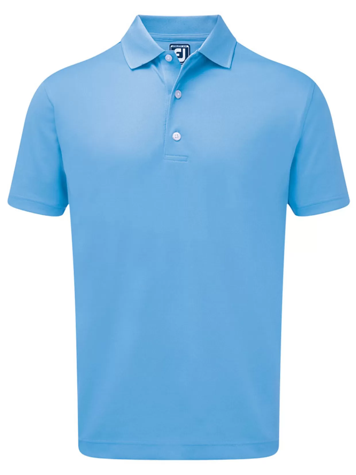 Men FootJoy Shirts< Stretch Pique Golf Shirt - Lagoon