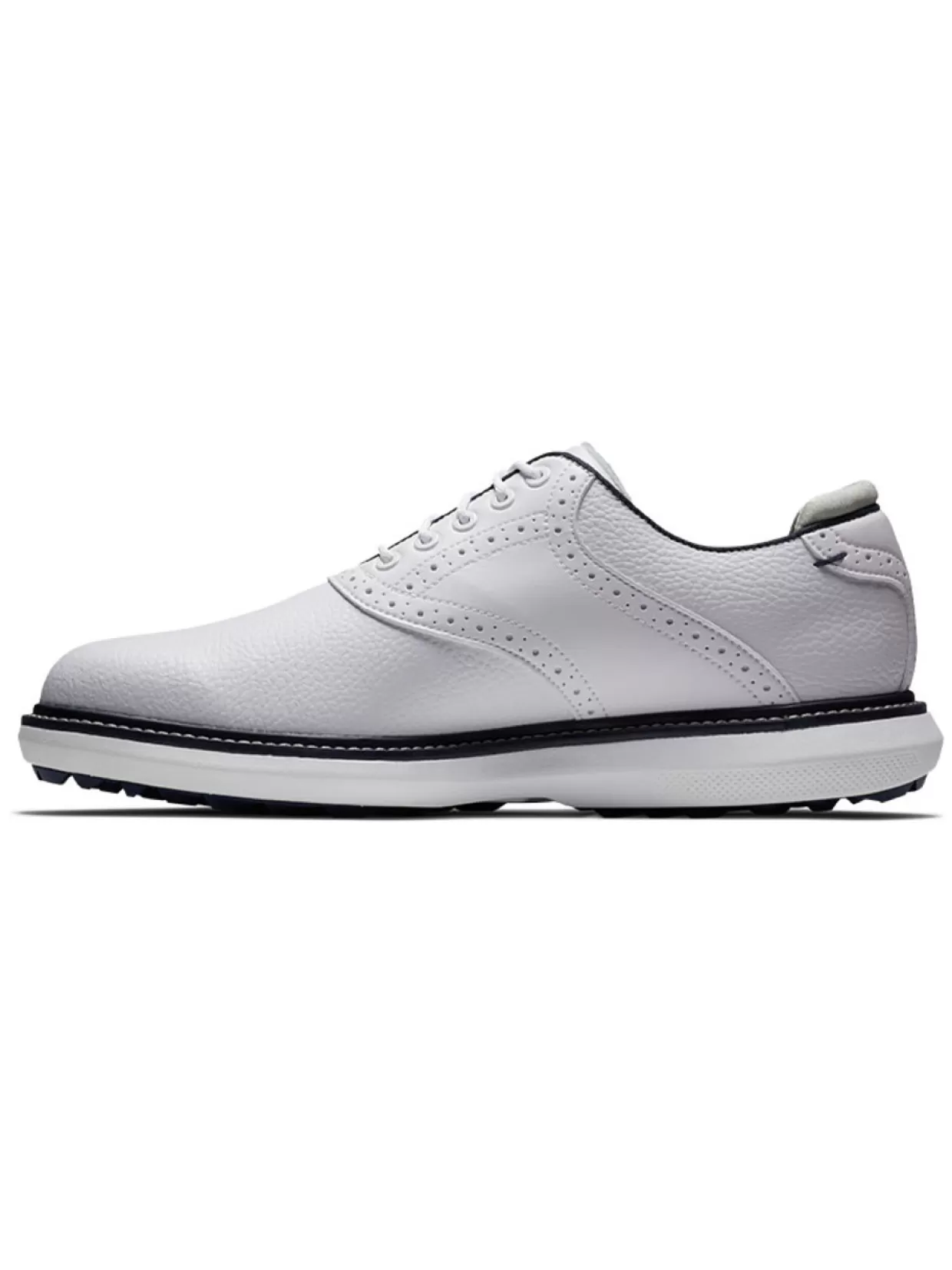 Men FootJoy Mens Golf Shoes< Traditions Spikeless Golf Shoes - White