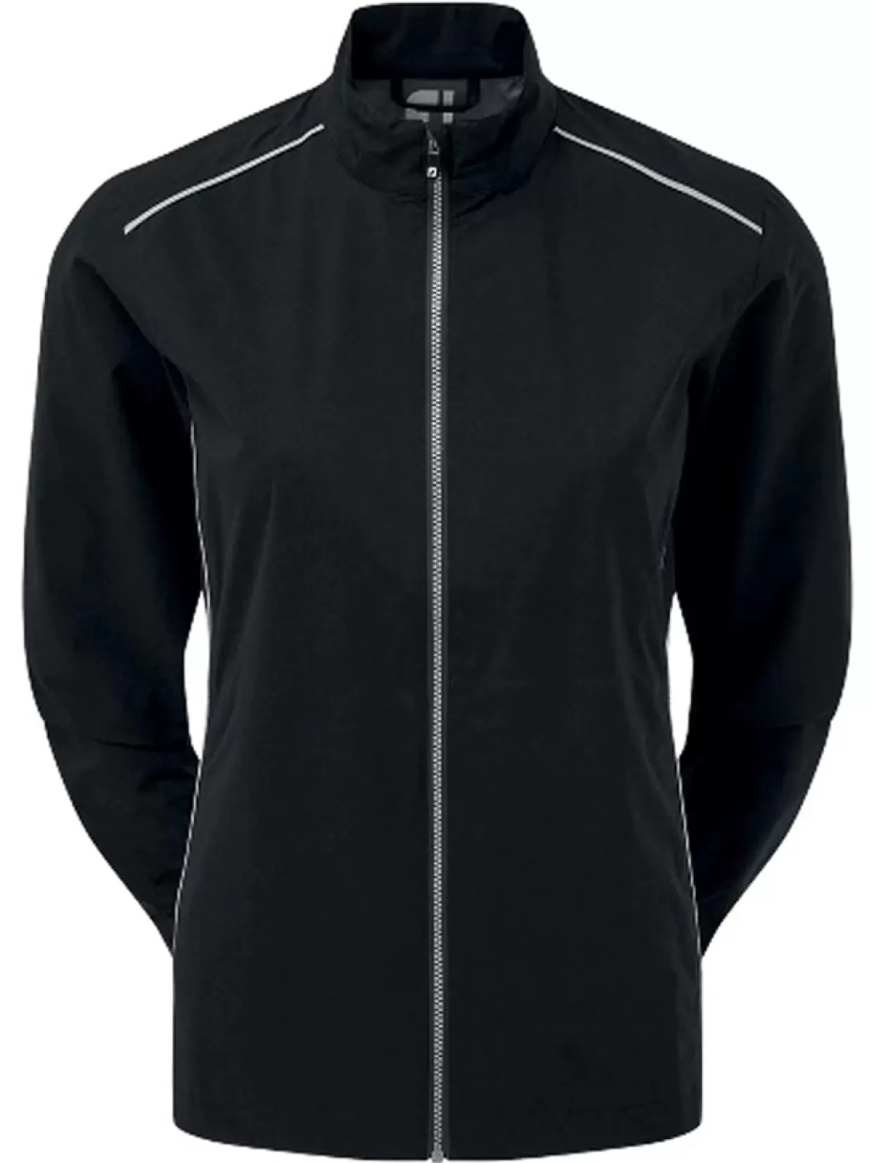 Women FootJoy Wind & Rain Wear< Women'S Hydrolite Rain Jacket - Black/Silver