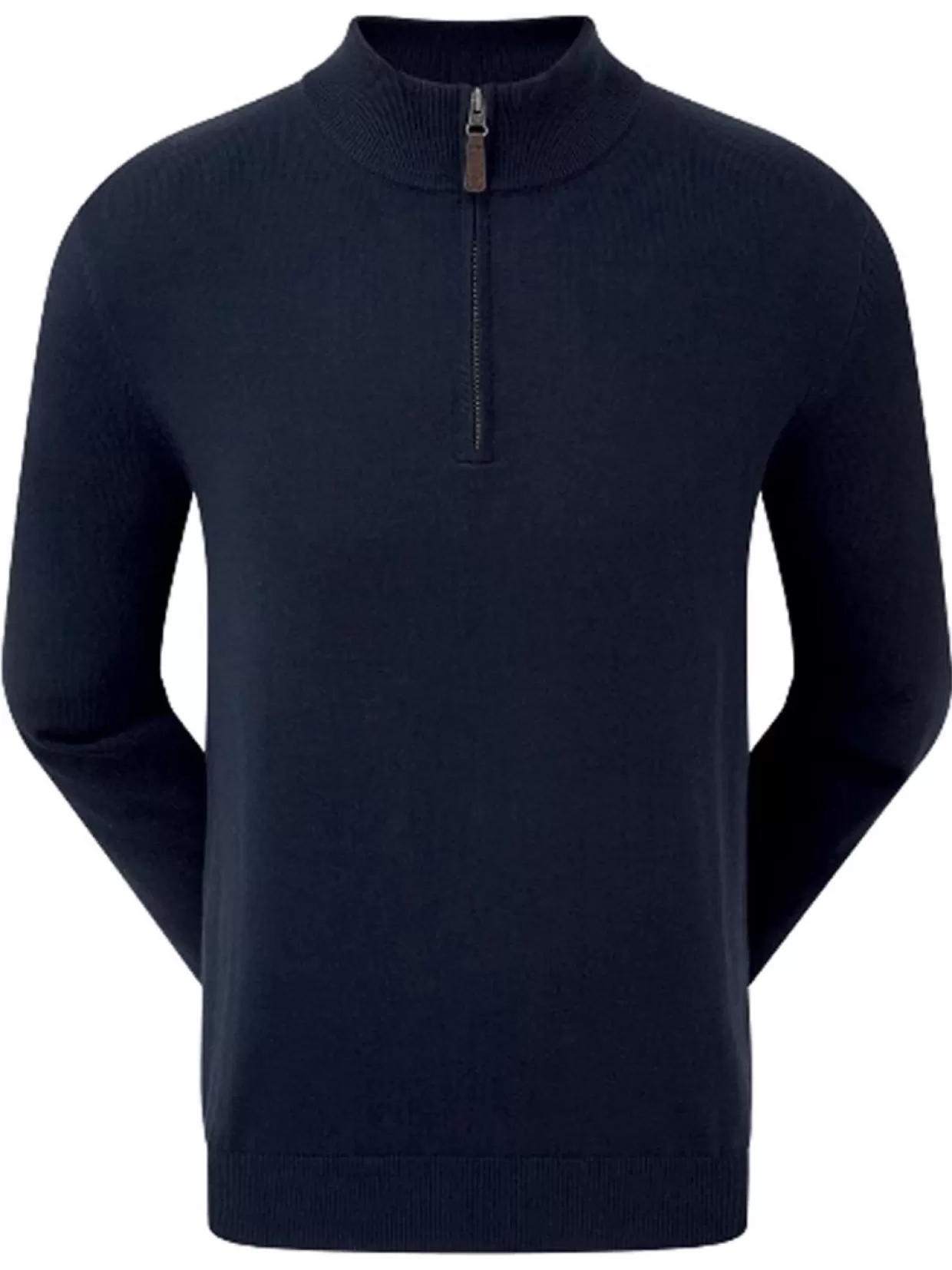 Men FootJoy Jumpers< Wool Blend 1/2 Zip Pullover - Navy