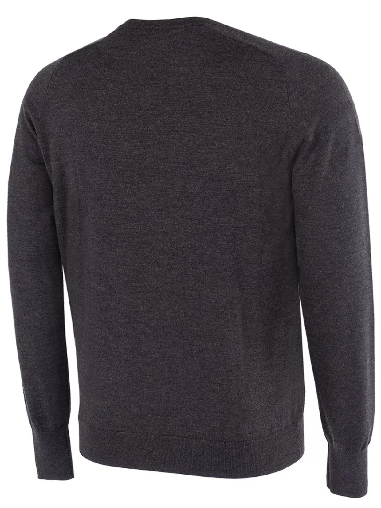 Men Galvin Green Jumpers< Carl V-Neck Sweater - Black Melange