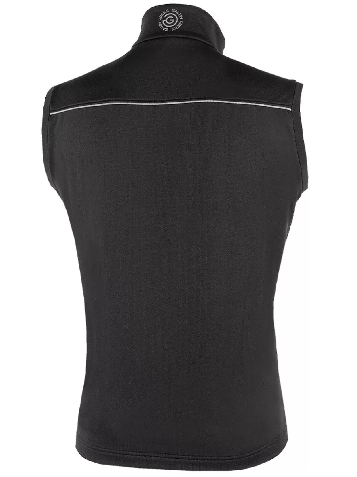 Men Galvin Green Vests< Davon Insula Vest - Black/Sharkskin