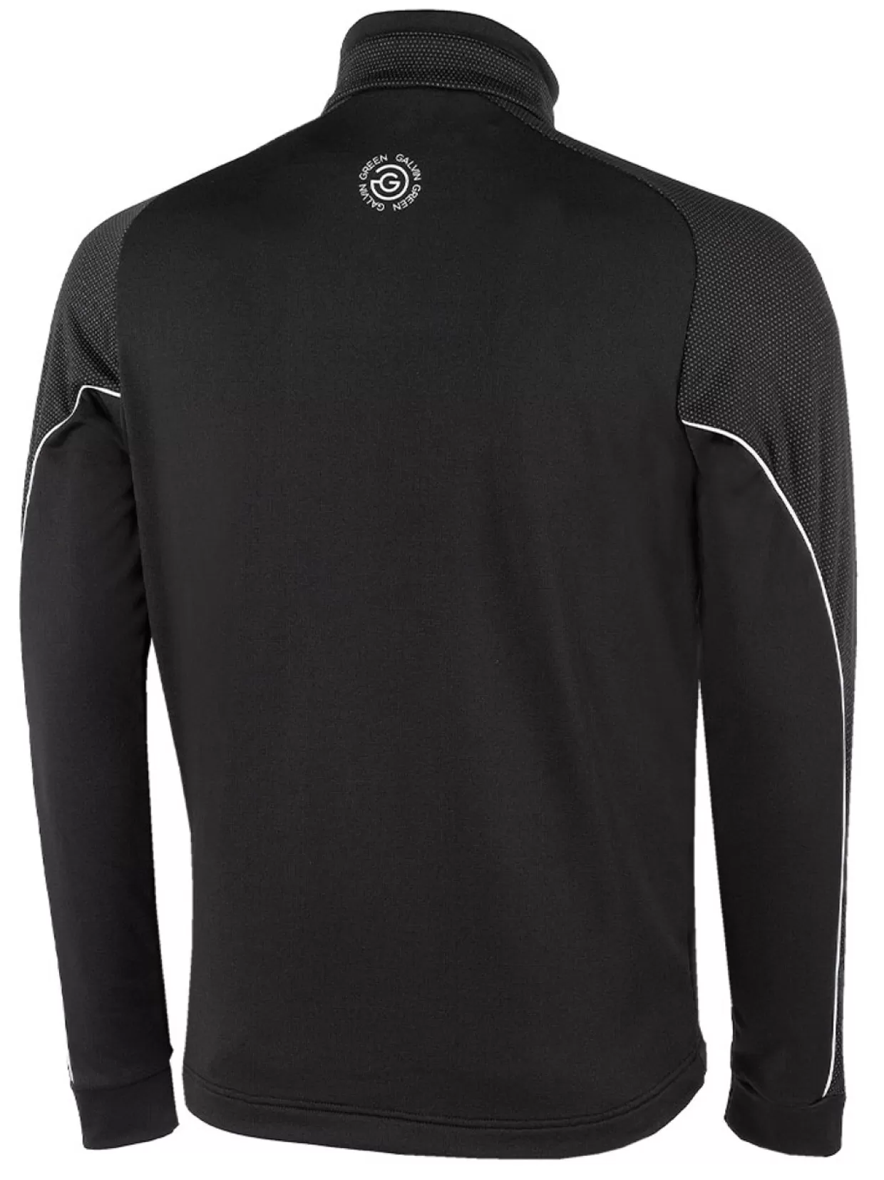 Men Galvin Green Jumpers< Daxton Insula Half-Zip - Black/Granite Grey/White