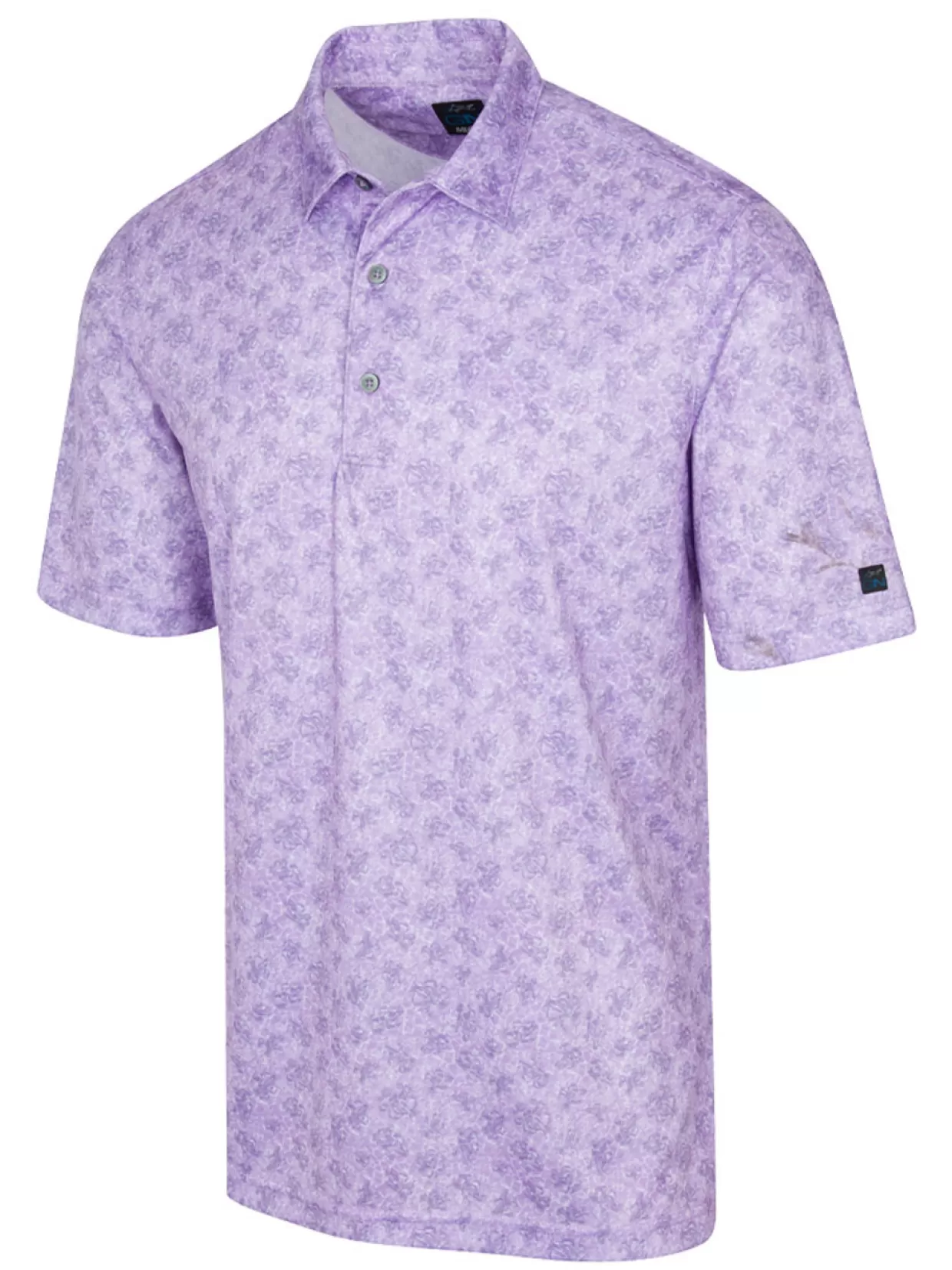 Men Greg Norman Shirts< Ml75 Octopus Polo - Lilac Breeze