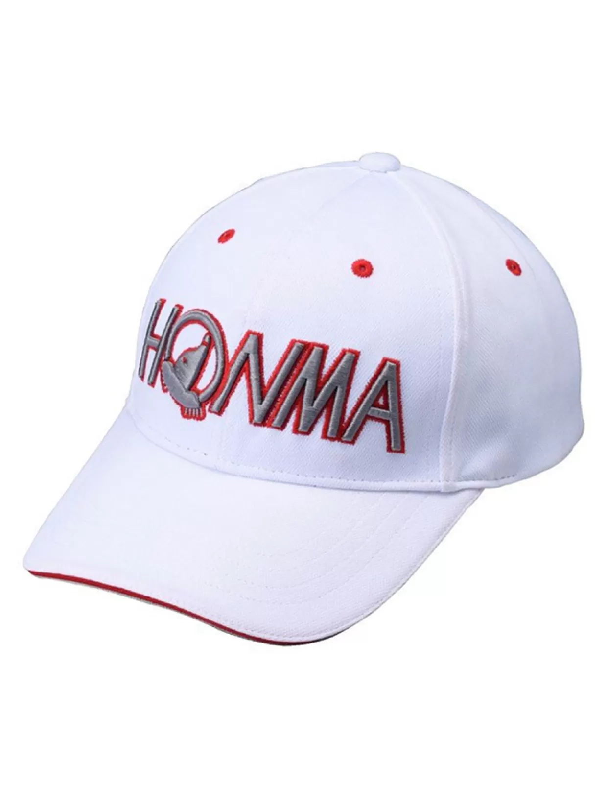 Honma Caps< Solid Cap 031-735628 - White/Red