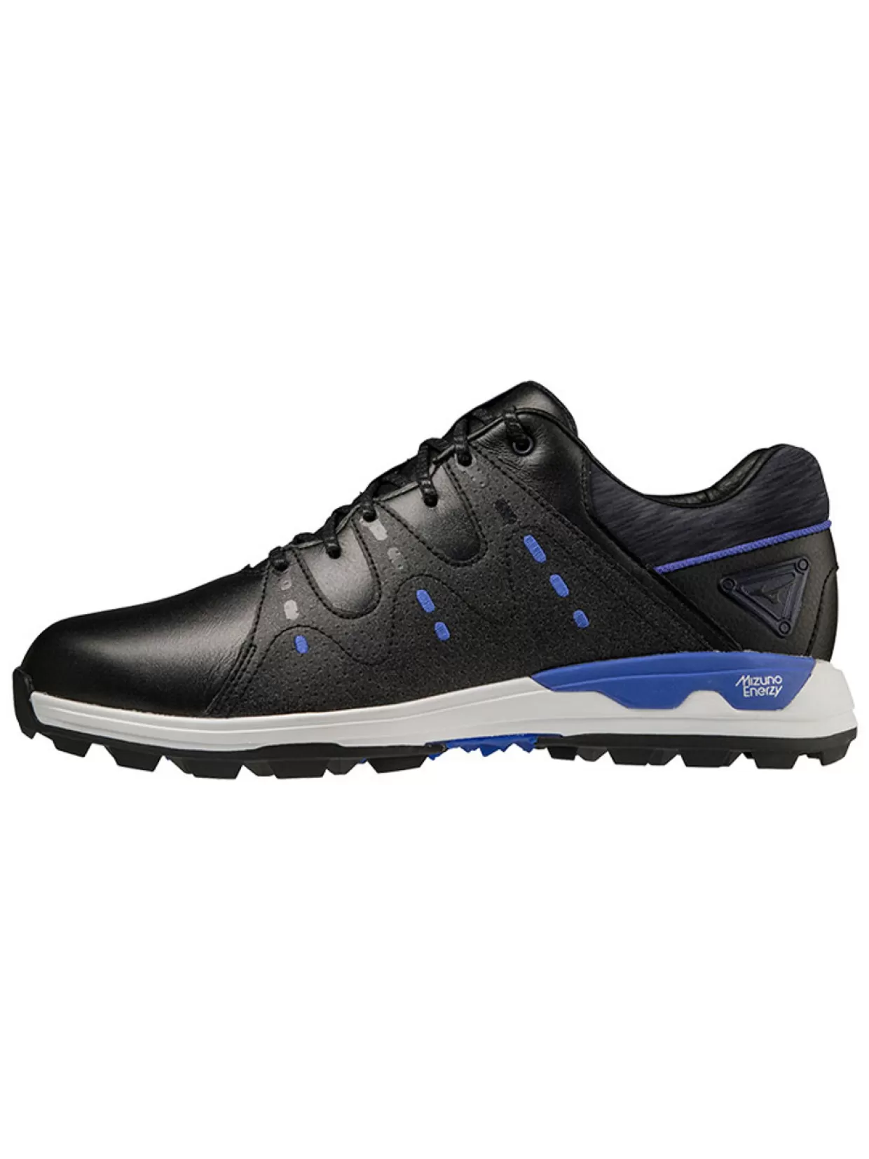 Men Mizuno Mens Golf Shoes< Wave Hazard Pro Golf Shoes - Black/Blue