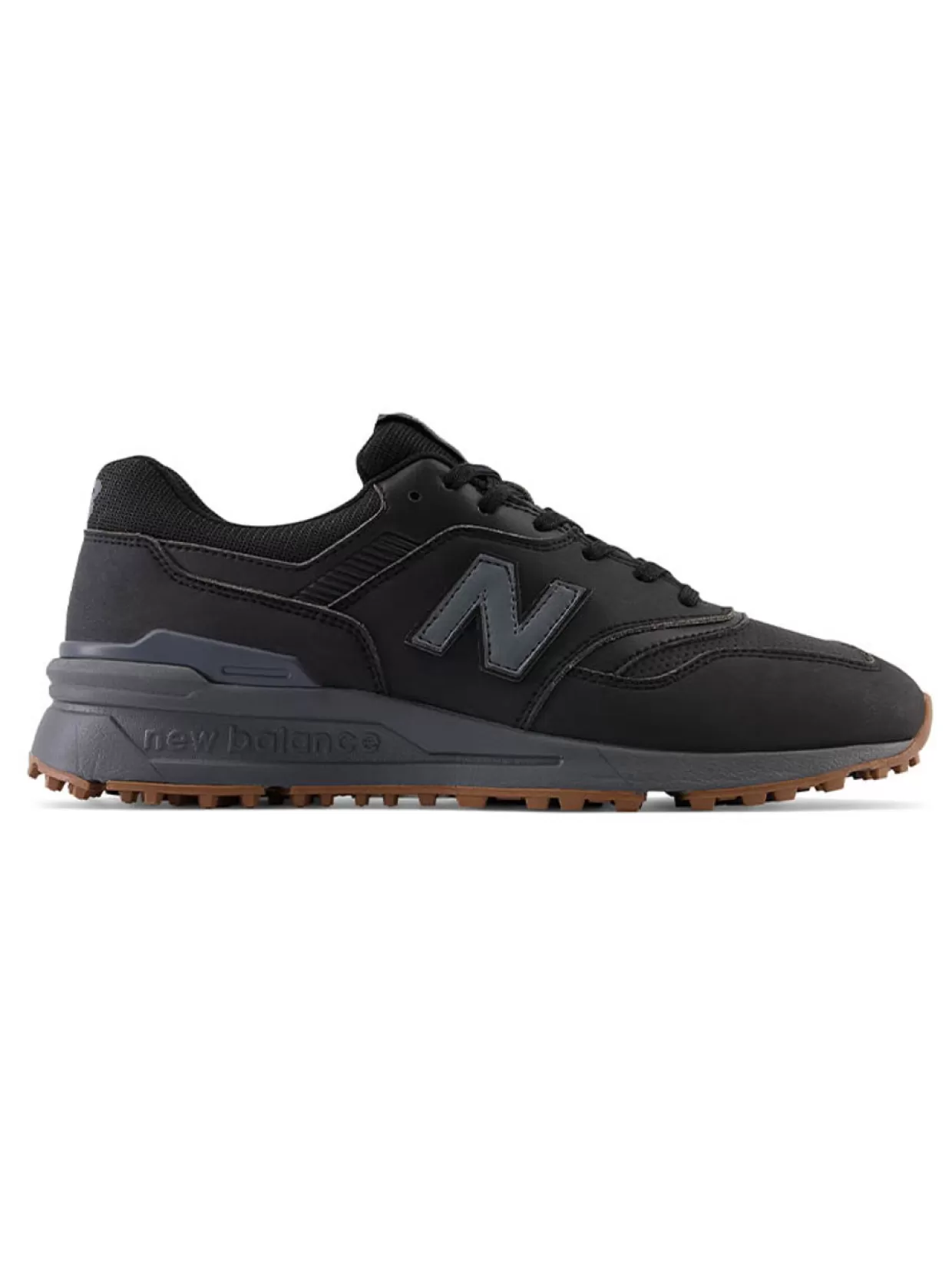 Men New Balance Mens Golf Shoes< 997 Sl (2E) Golf Shoes - Black/Grey