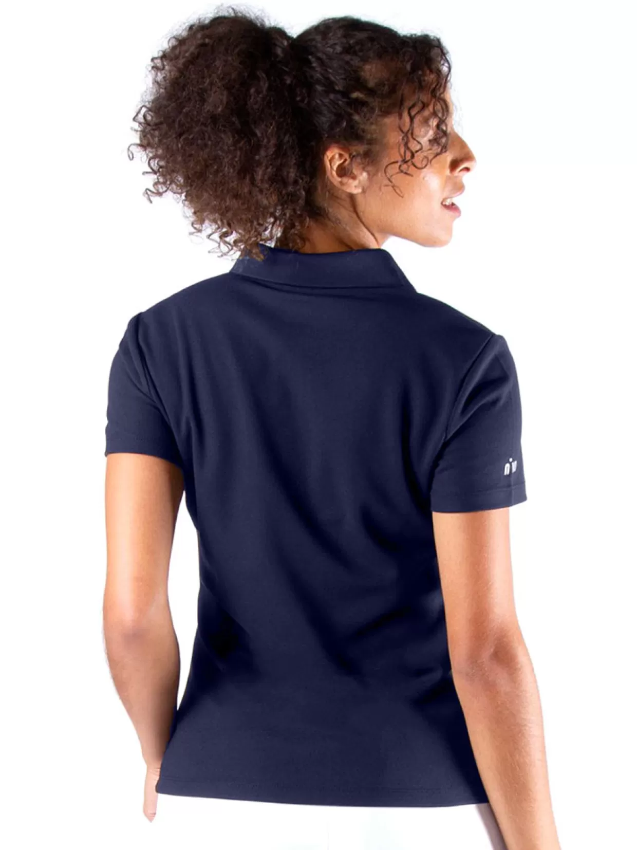 Women Nivo Shirts< W Brenna Polo - Navy