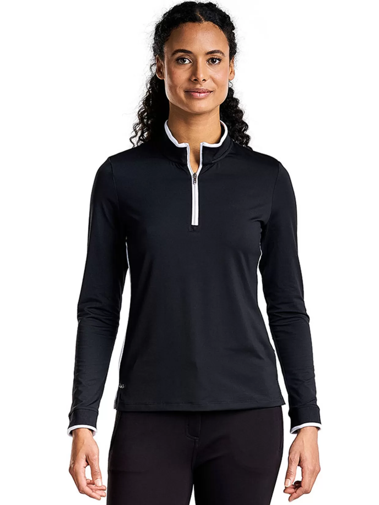 Women Nivo Shirts< W Macie Mock - Black