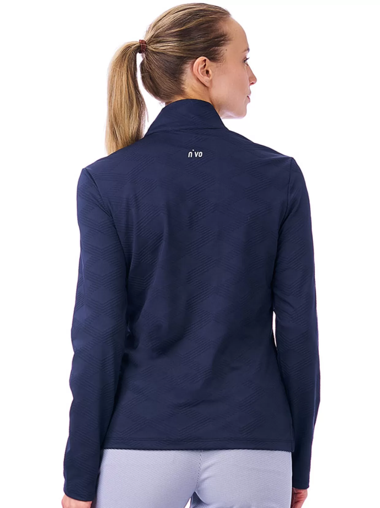 Women Nivo Jumpers< W Maida Mock - Navy