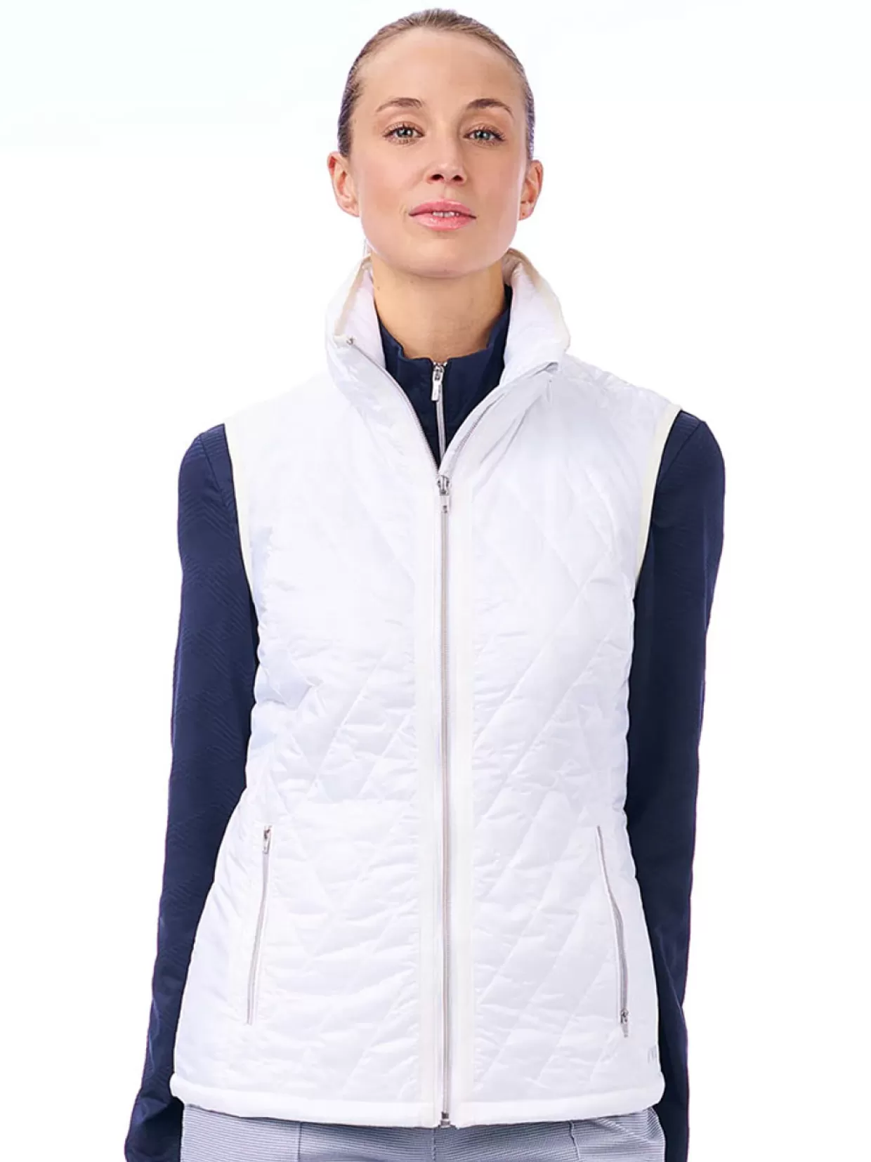 Women Nivo Vests< W Myer Vest - White