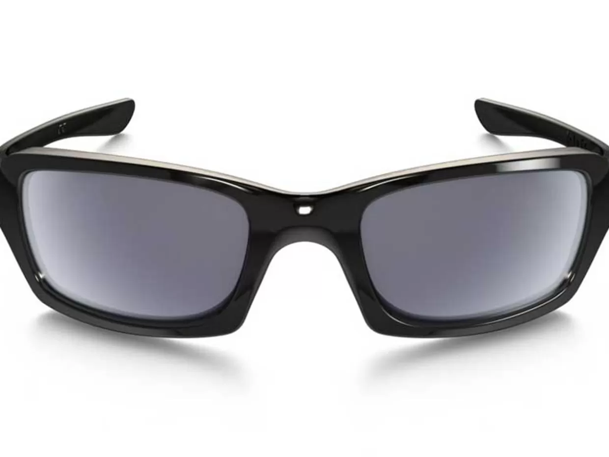 Oakley Sunglasses< Fives Squared Sunglasses - Polished Black W/ Grey