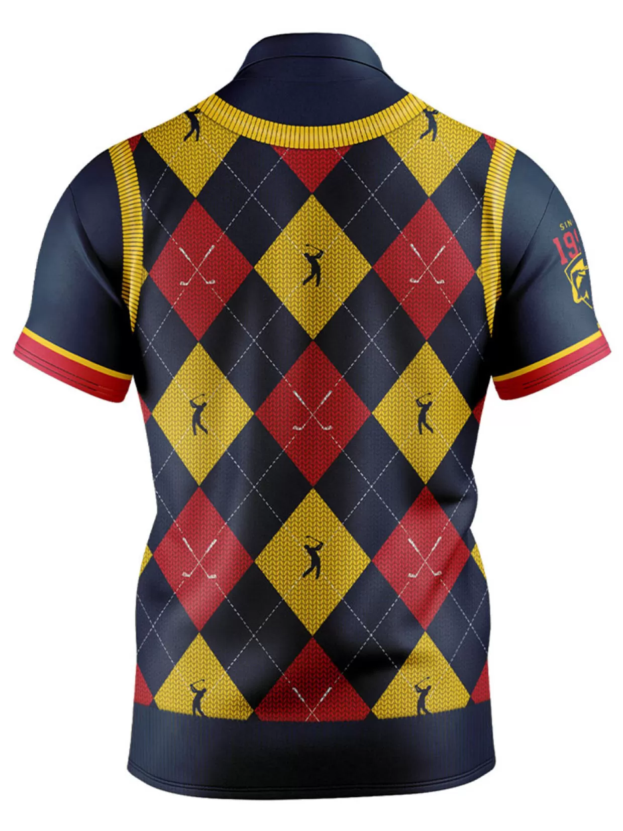 Men Official AFL Shirts< Fairway Golf Polo Shirt - Adelaide Crows