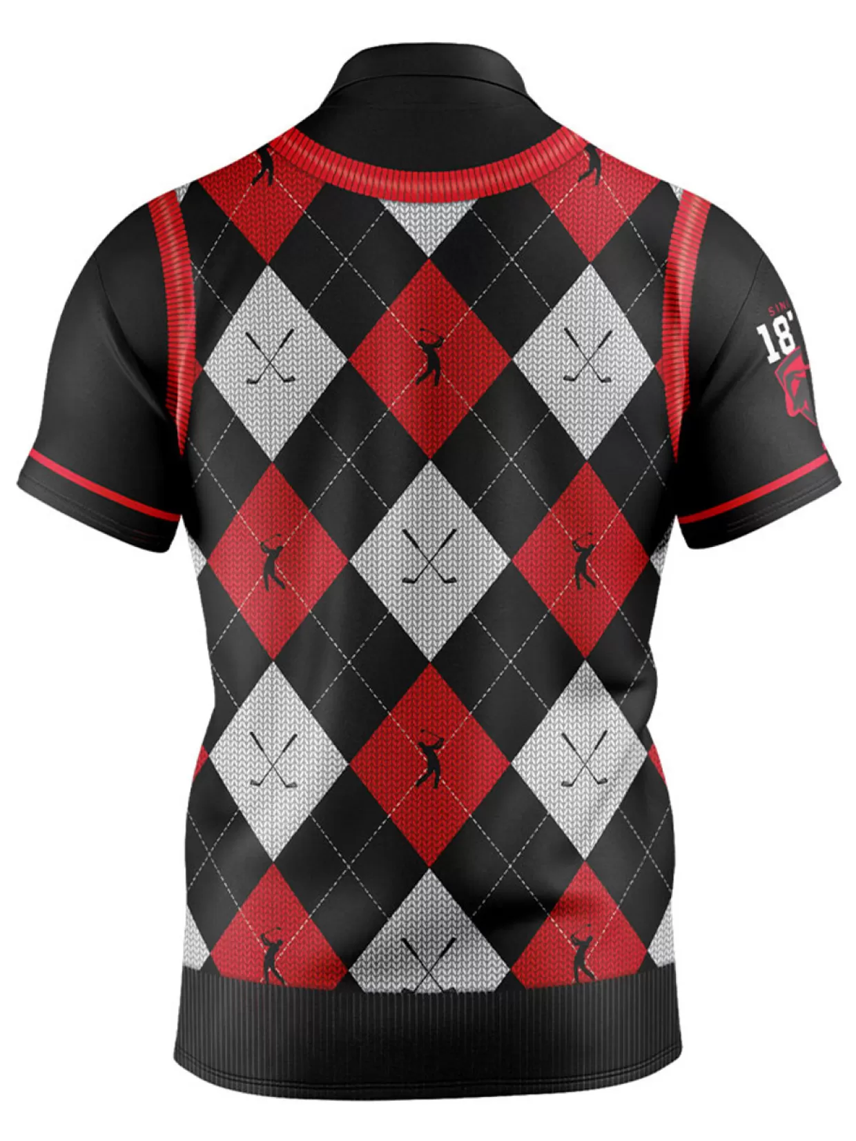 Men Official AFL Shirts< Fairway Golf Polo Shirt - Saint Kilda