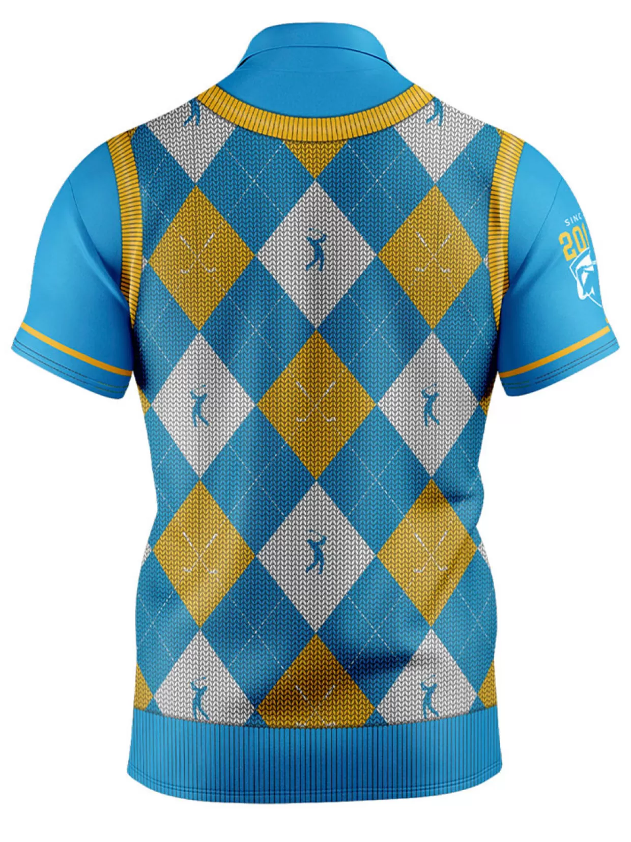 Men NRL Shirts<Official Fairway Golf Polo Shirt - Gold Coast Titans