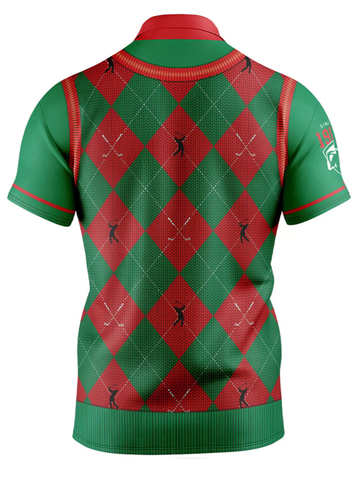 Men NRL Shirts<Official Fairway Golf Polo Shirt - South Sydney Rabbitohs