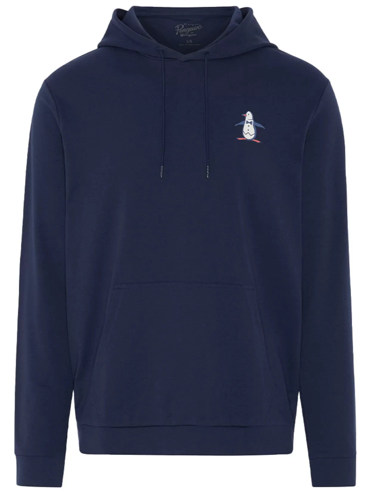 Men Original Penguin Jumpers< Golf Novelty Ls Hoodie - Black Iris