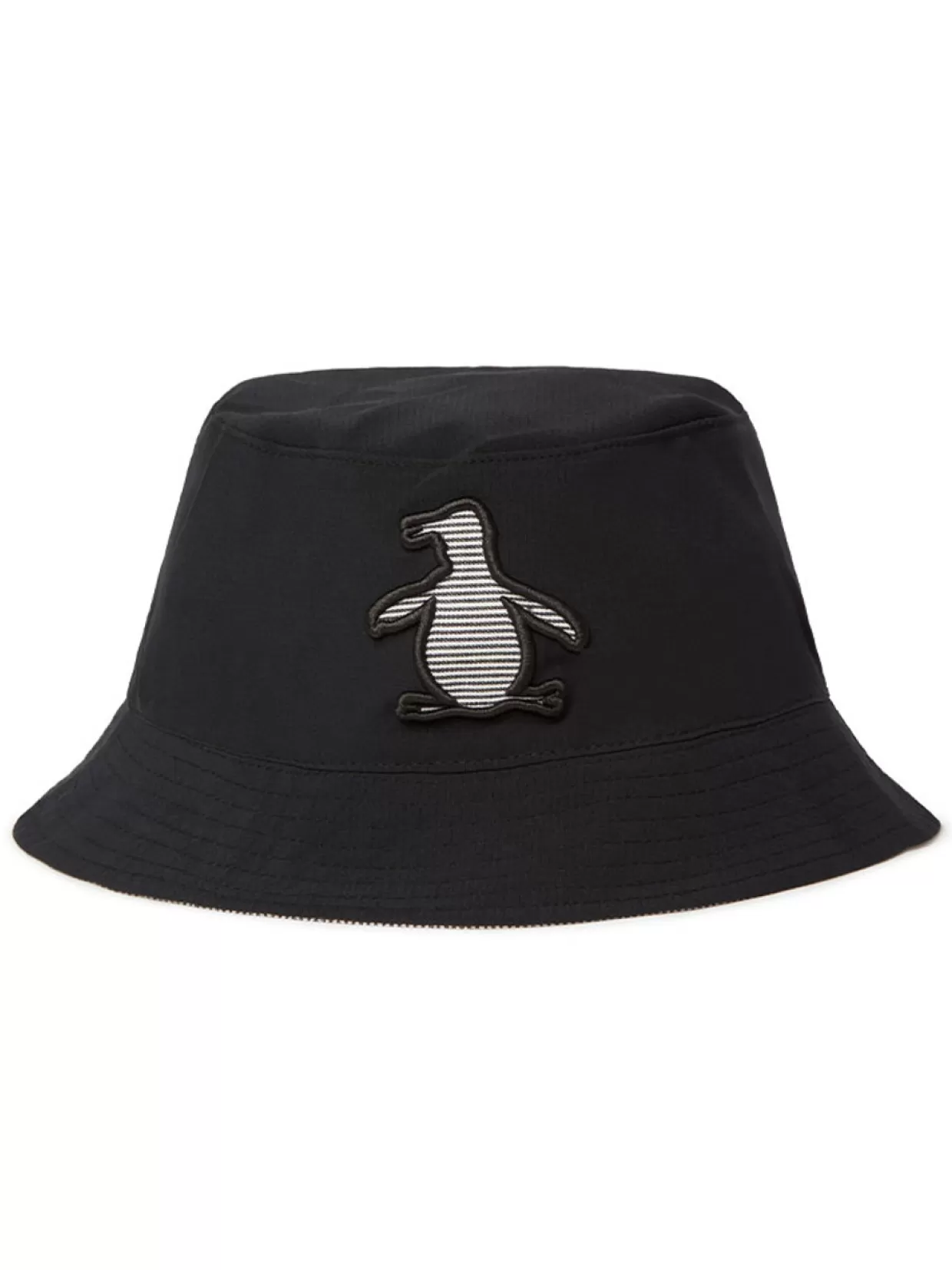 Original Penguin Hats< Golf Railroad Stripe Reversible Bucket Hat