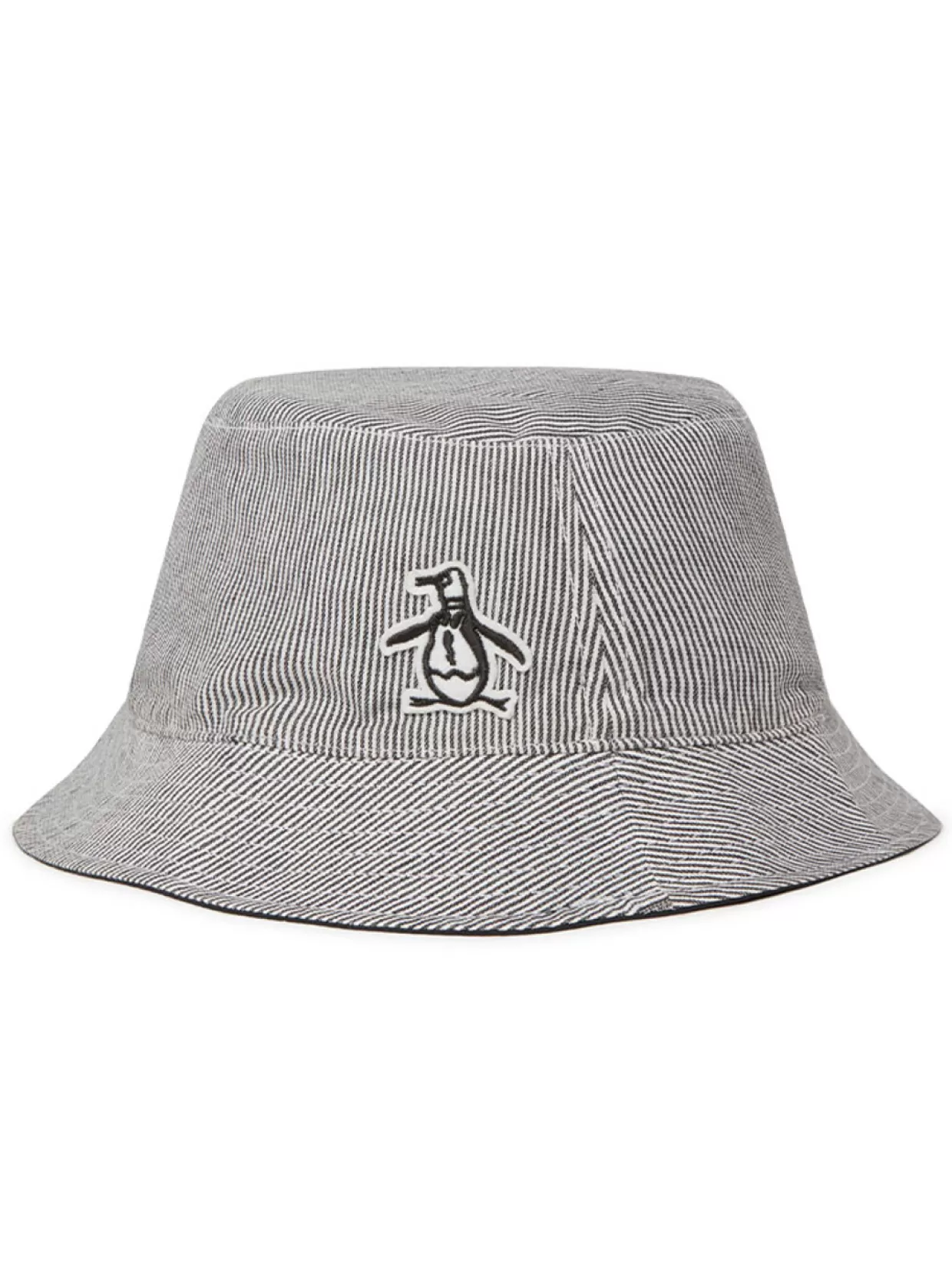 Original Penguin Hats< Golf Railroad Stripe Reversible Bucket Hat