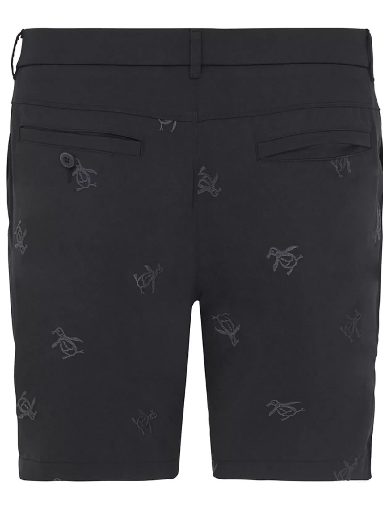 Men Original Penguin Shorts< Pete Embroidered Golf Shorts - Caviar