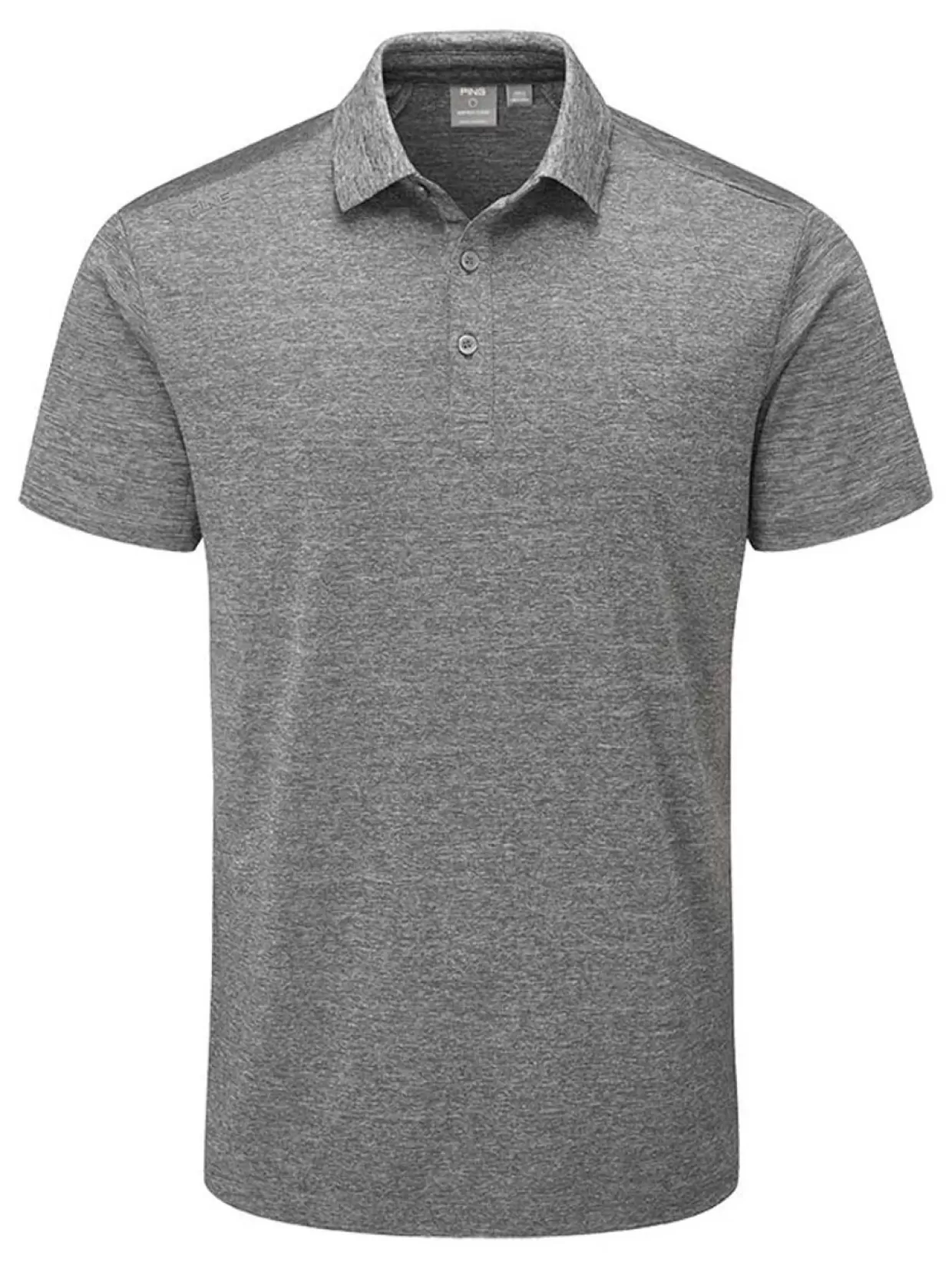 Men PING Shirts< Lindum Tailored Fit Polo - Charcoal Marl