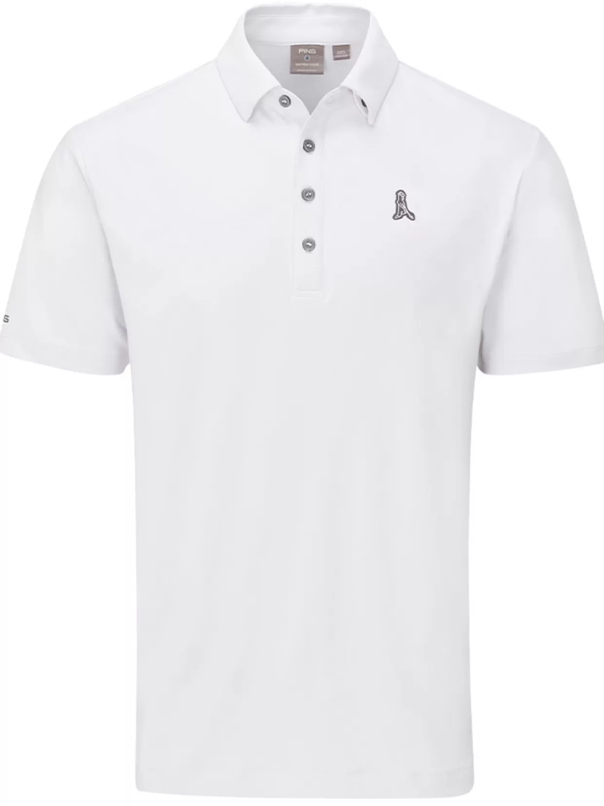 Men PING Shirts< Mr Tailored Fit Polo - White