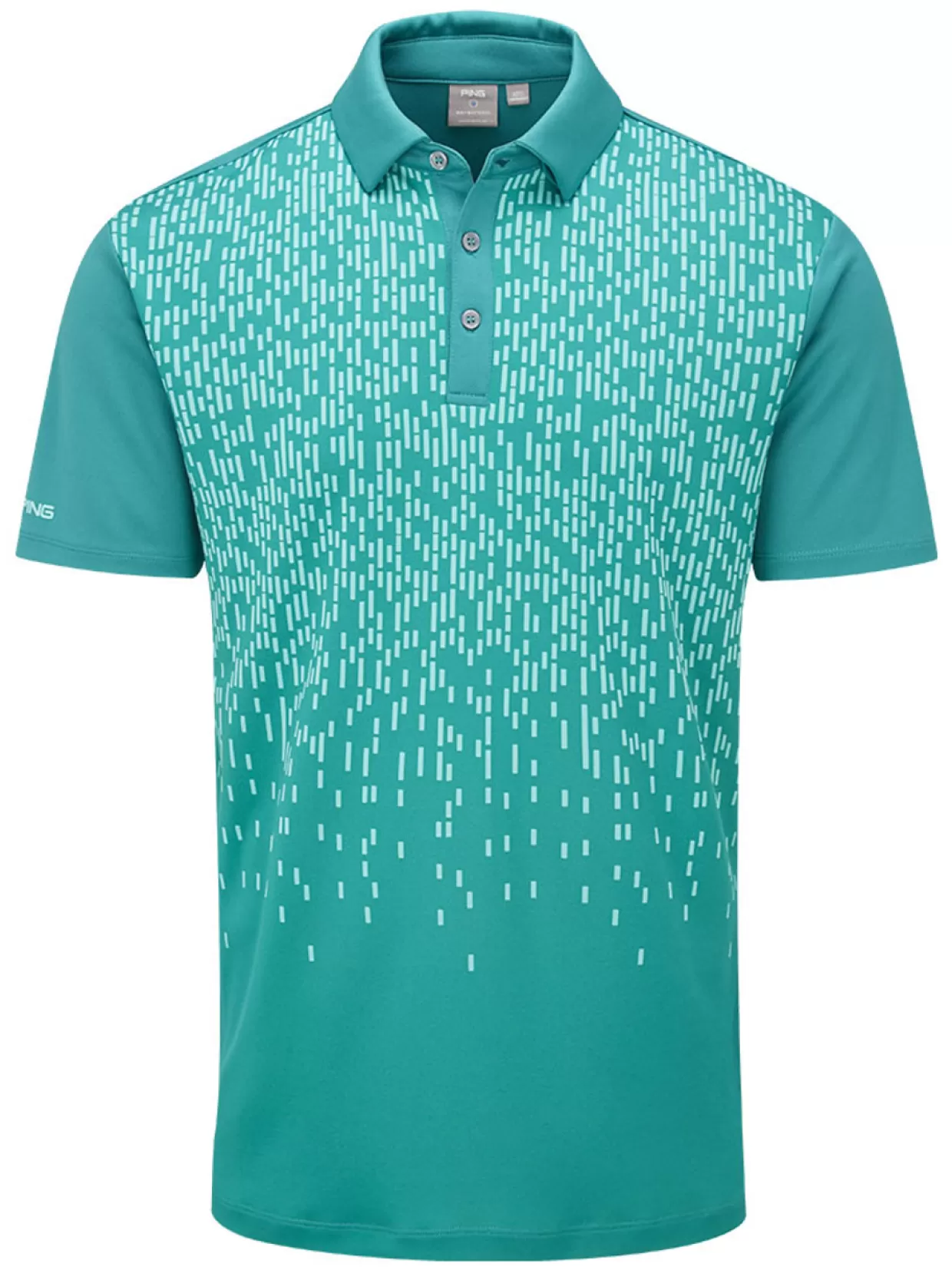 Men PING Shirts< Ratio Tailored Fit Polo - Everglade Multi