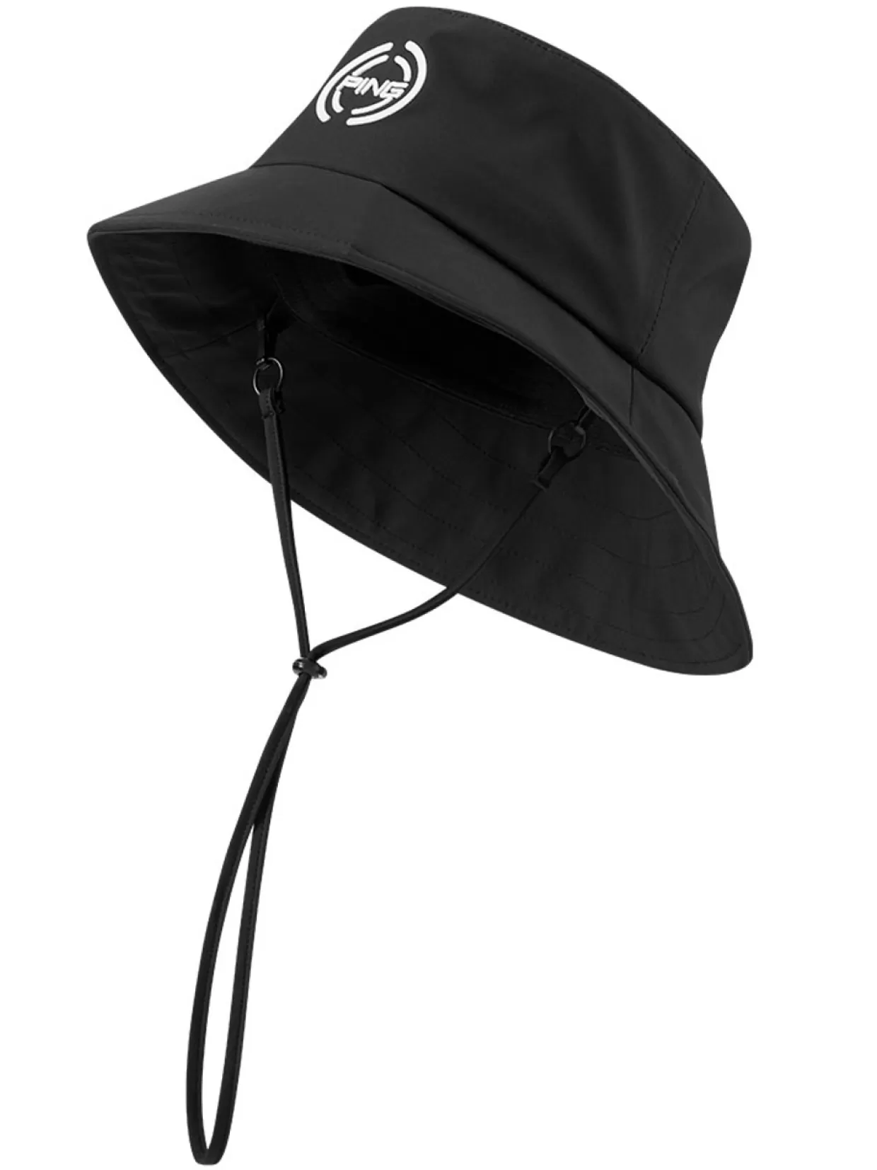 PING Hats< Sensordry Waterproof Bucket Hat - Black