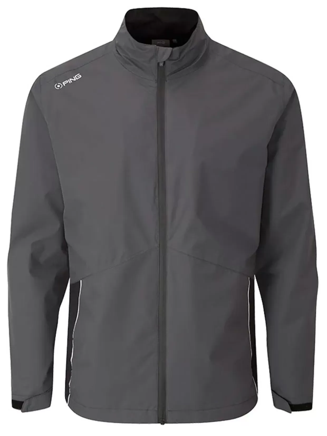 Men PING Wind & Rain Wear< Sensordry Waterproof Jacket - Asphalt/Black