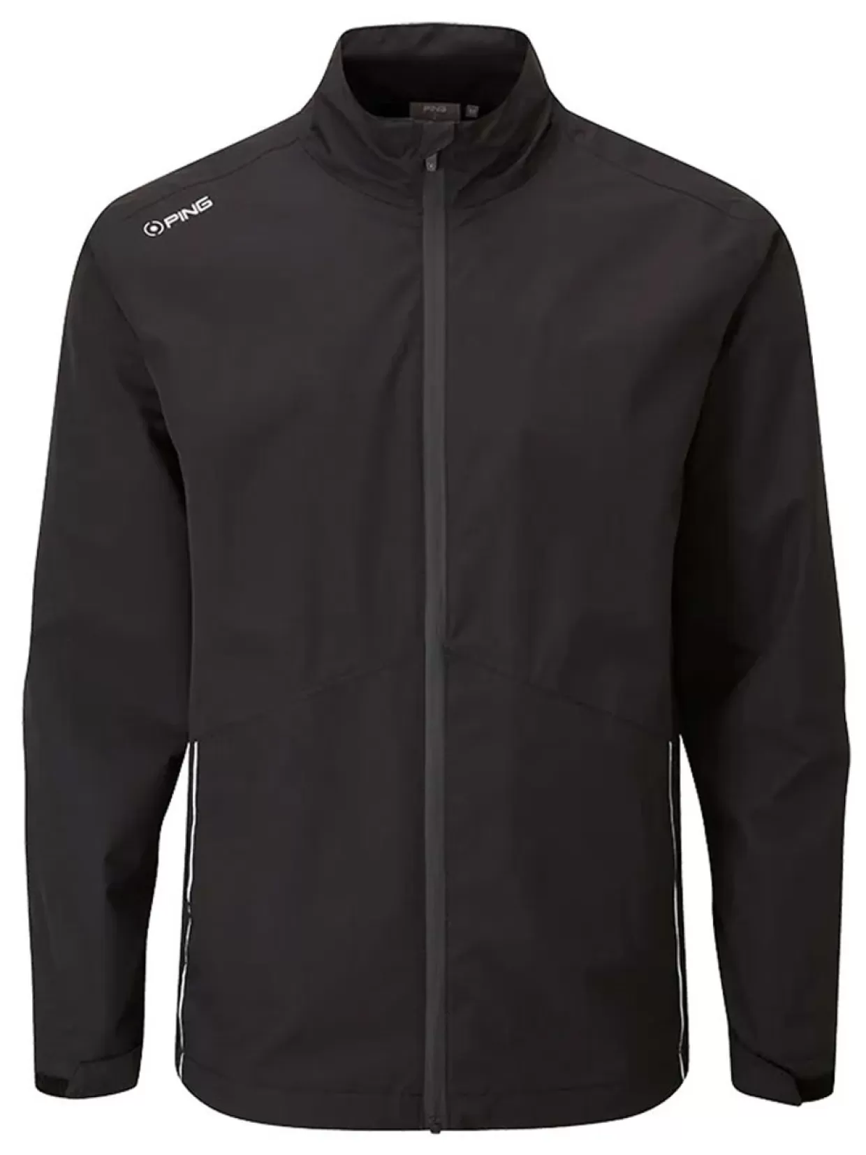 Men PING Wind & Rain Wear< Sensordry Waterproof Jacket - Black/Black