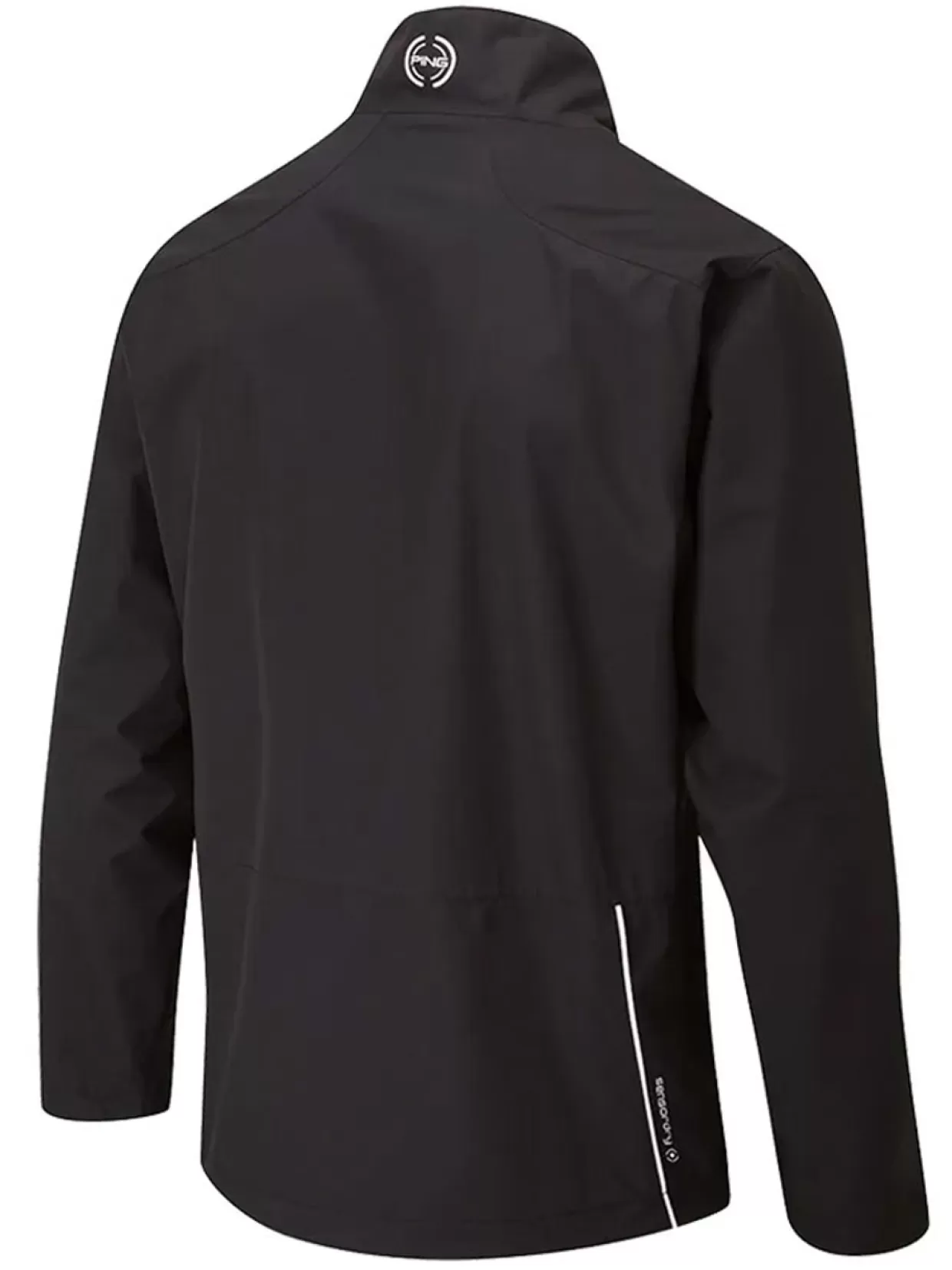 Men PING Wind & Rain Wear< Sensordry Waterproof Jacket - Black/Black